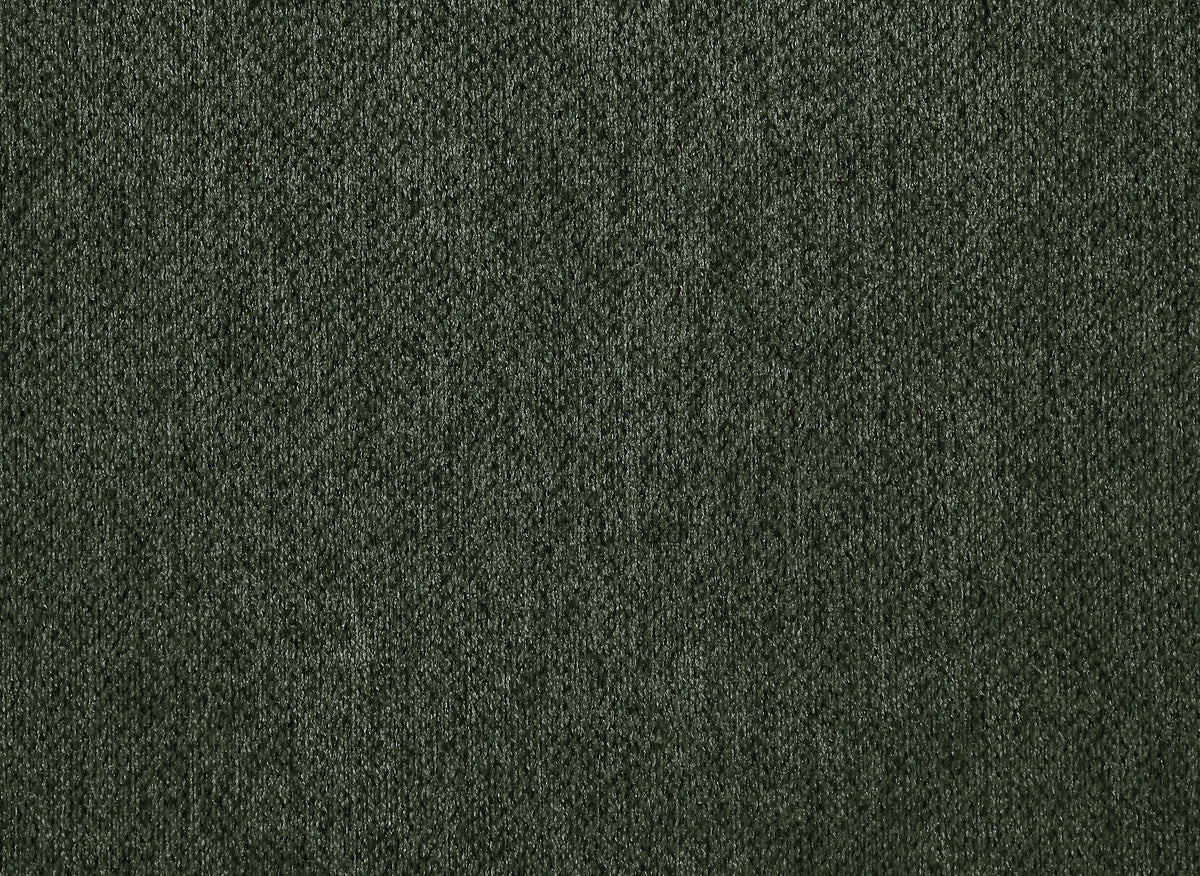 Sofá esquinero convertible con cómoda en tejido texturado verde oliva ANGELINE - Ángulo recto