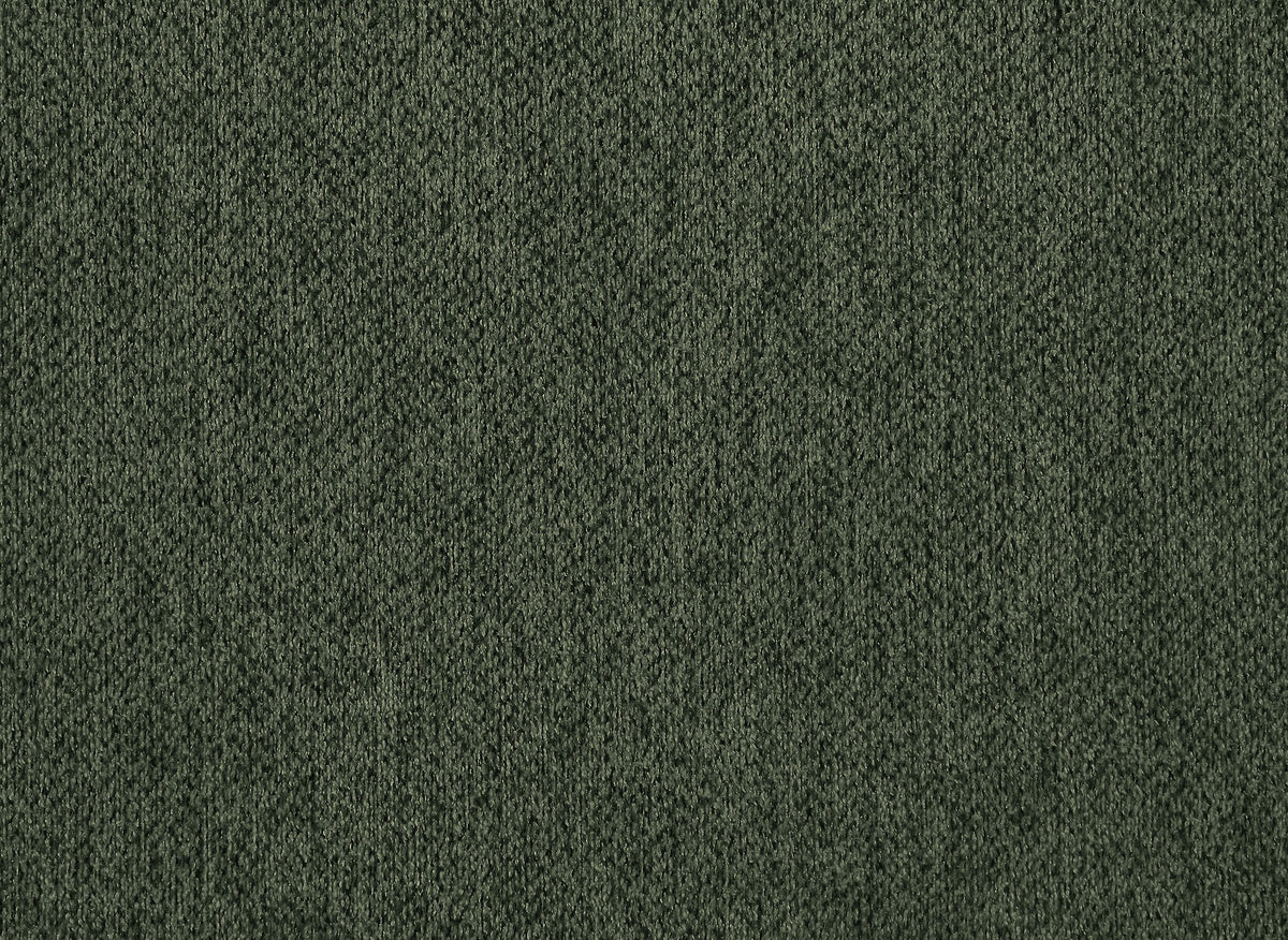 Sofá rinconero en tejido texturado verde oliva CLARISSE - Ángulo derecho