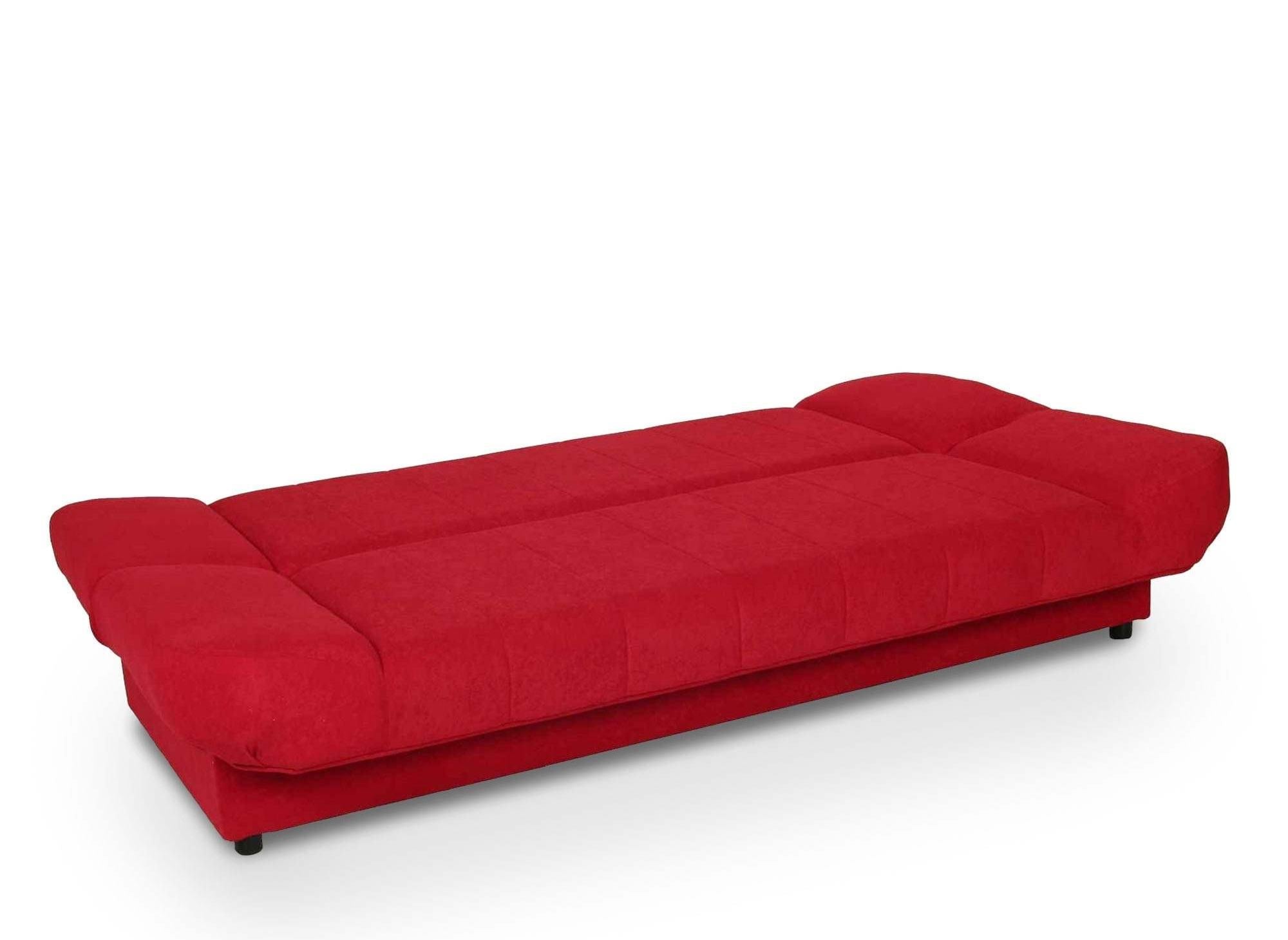 Sofá cama convertible rojo KOTI
