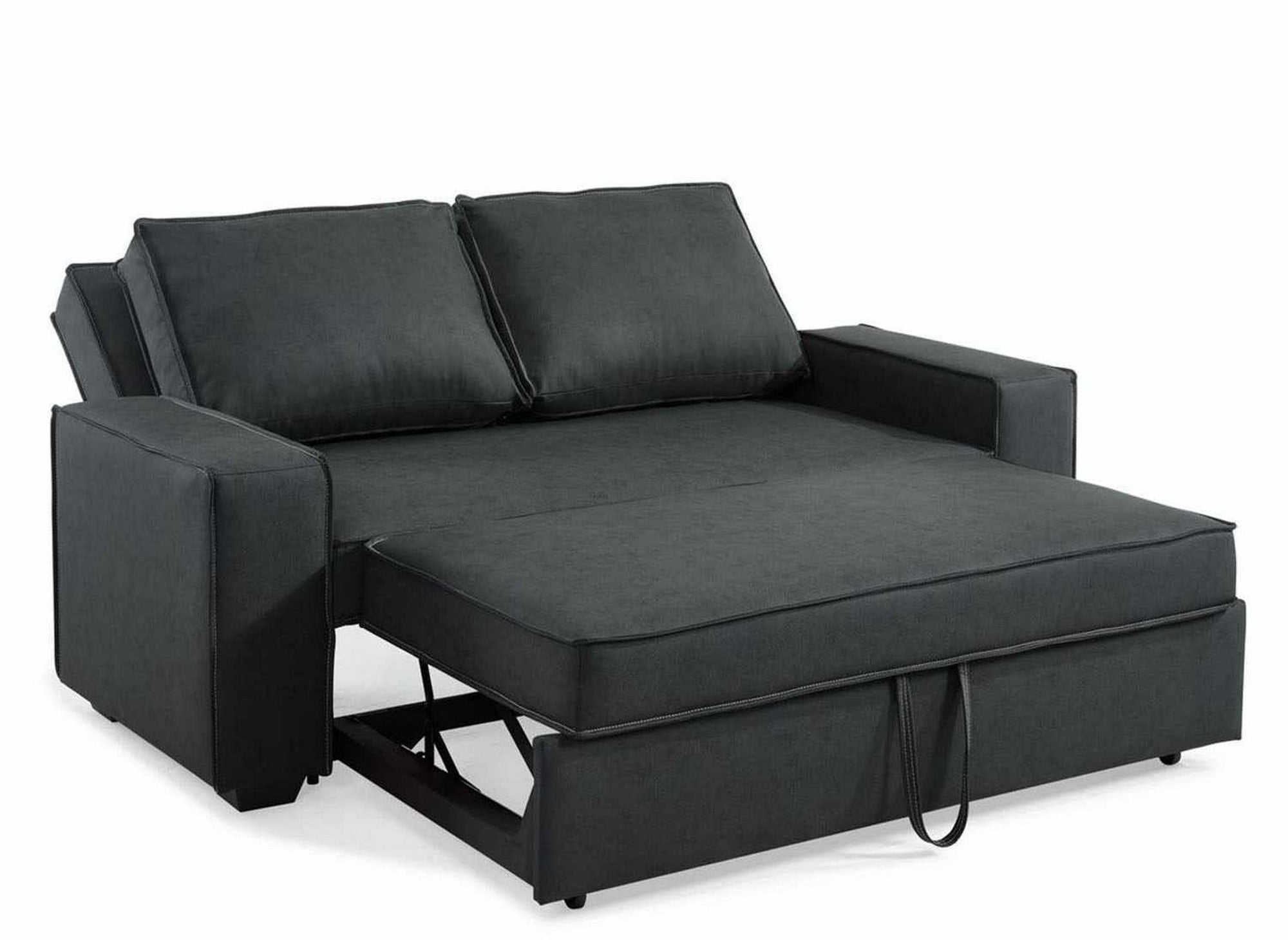 Sofá cama JAMES de 3 plazas en color gris