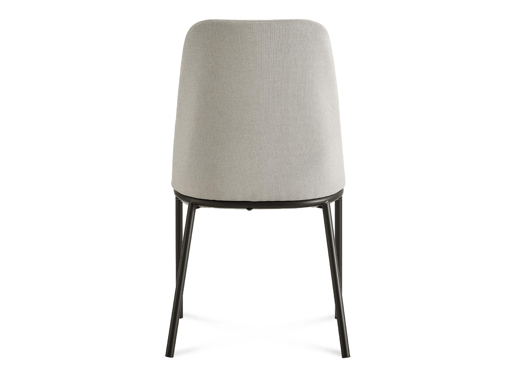 Juego de 2 sillas de tela beige ABRIL