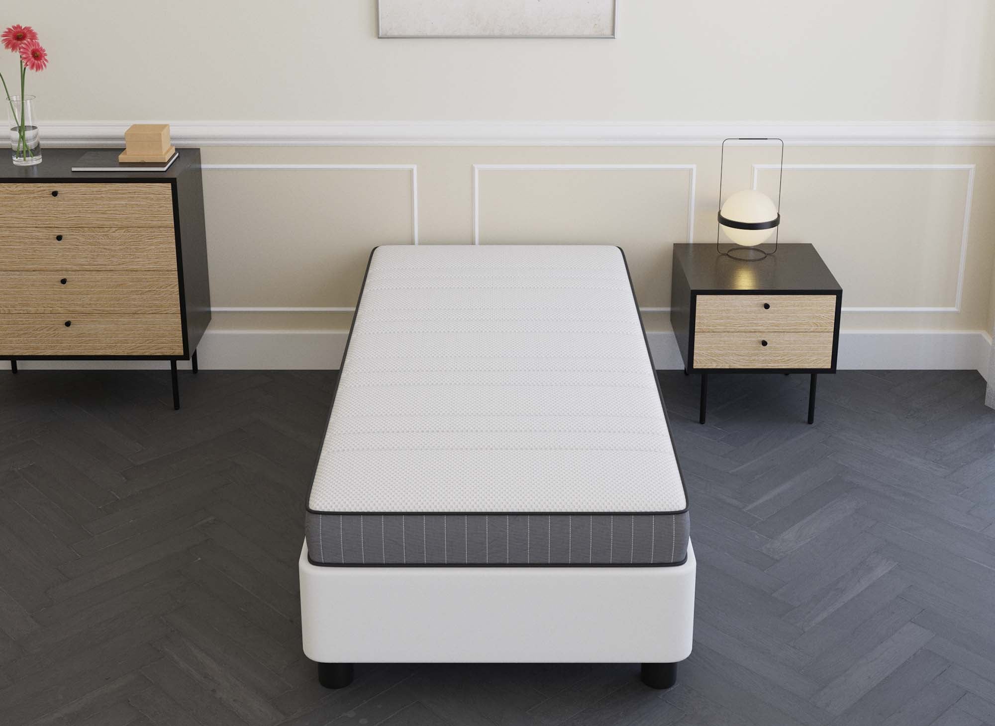 Colchón de espuma WOLK de 90 x 190 cm, 15 cm de grosor