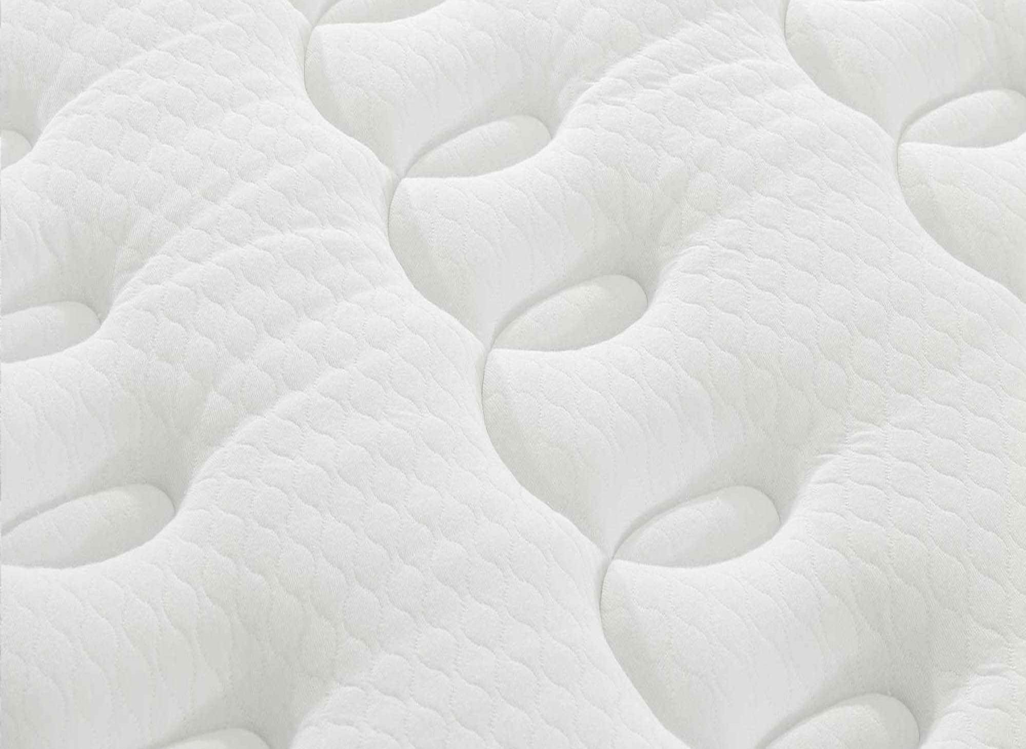 Colchón híbrido REFRESH de 140 x 190 cm con muelles ensacados y espuma viscoelástica, 32 cm de grosor