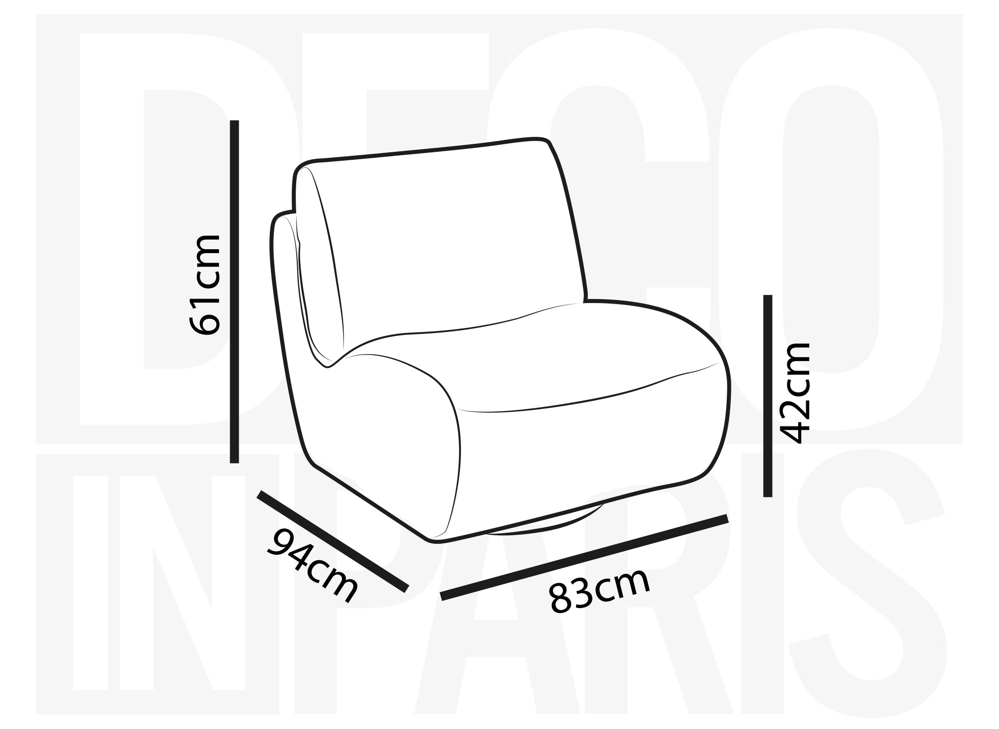 Sillón giratorio TANGO en terciopelo verde espuma de mar jaspeado