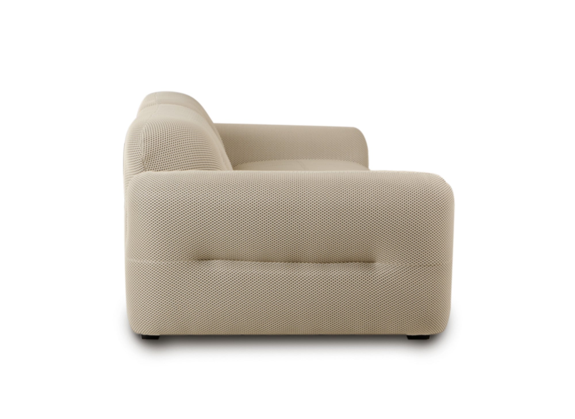 Sofá PICASSO de 3 plazas en tejido 3D beige
