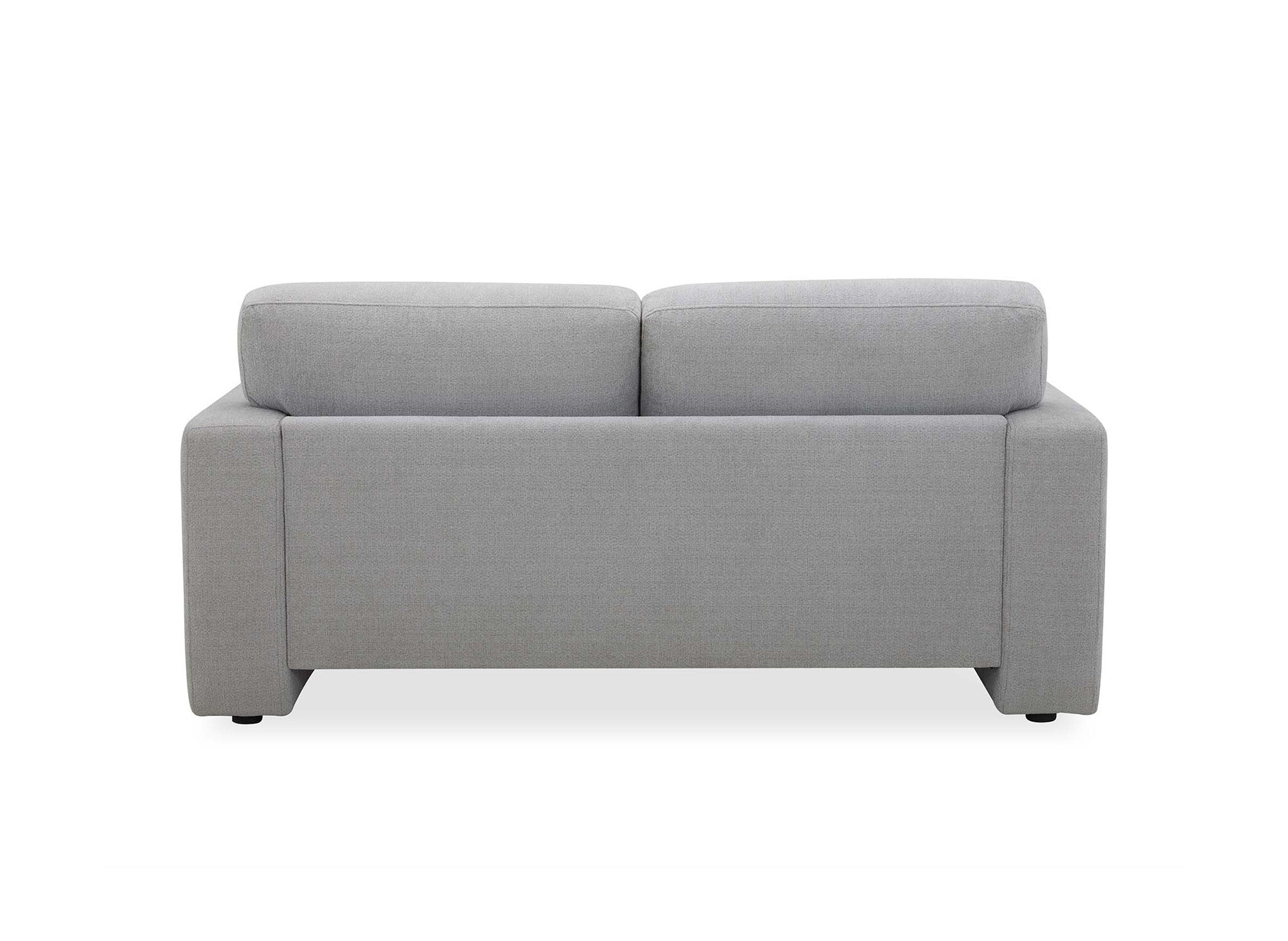 Sofá de 2 plazas AYLINE en tela gris