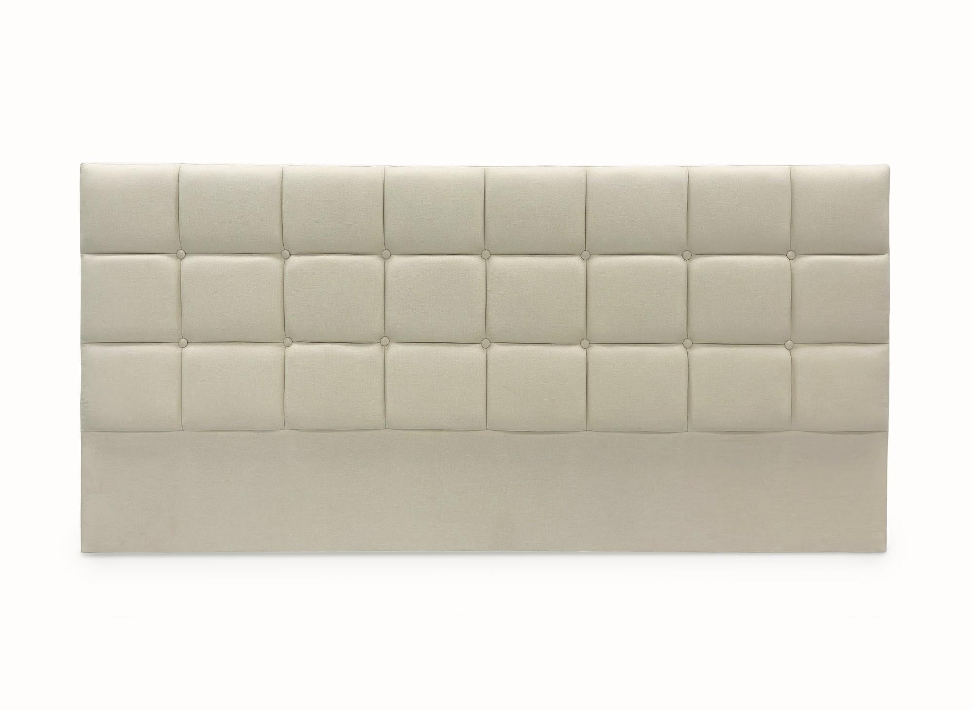 Cabecero ALVERA de 180 cm en tela beige