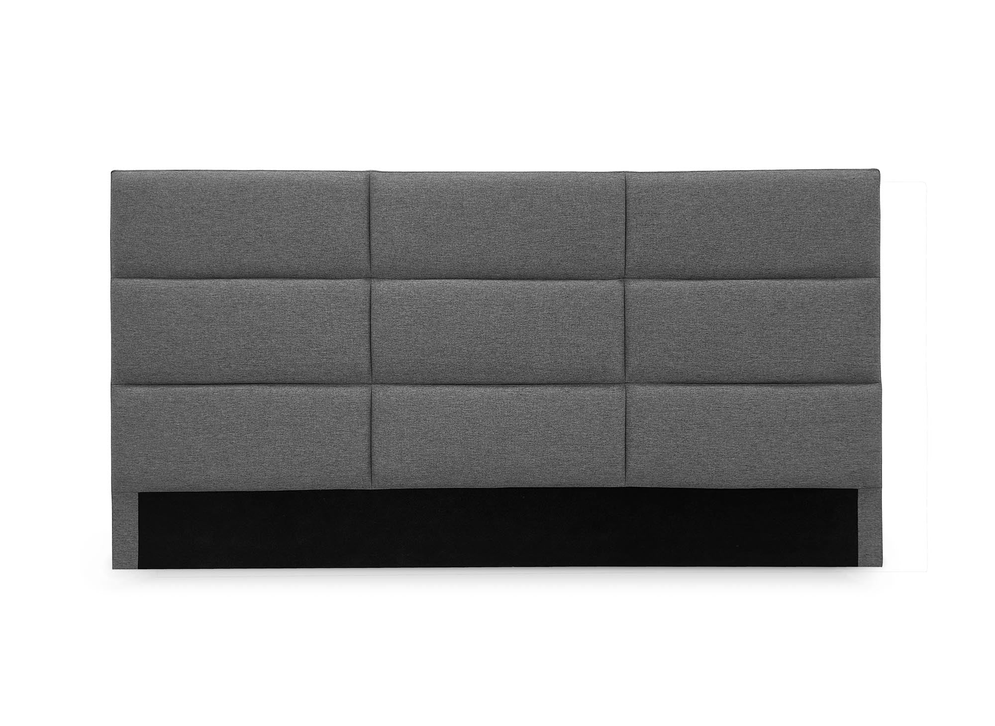 Cabecero de diseño MATTY de tela gris, 160 cm
