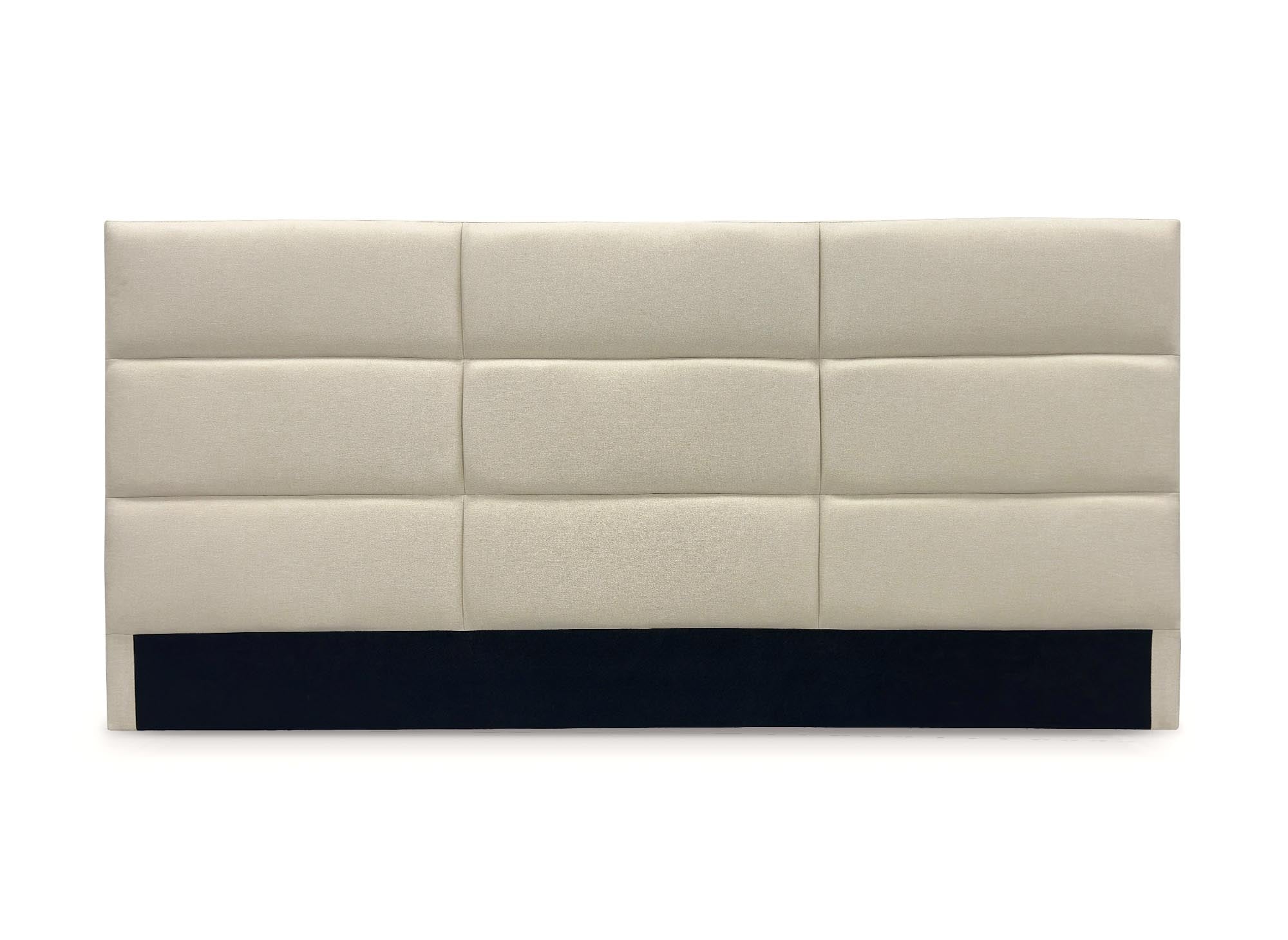 Cabecero de diseño MATTY de tela beige, 180 cm