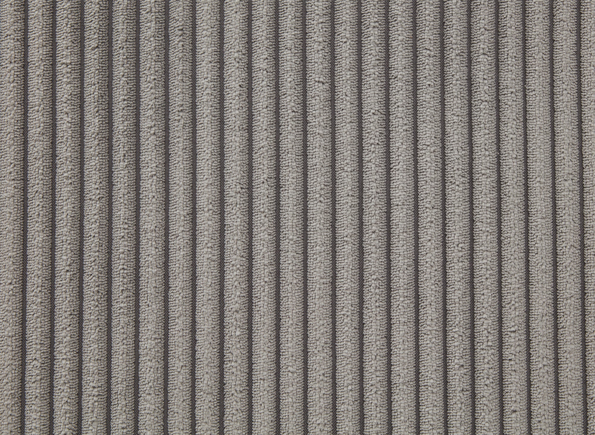 Sofá esquinero modular HARLEM XL con 1 otomana en pana gris gruesa