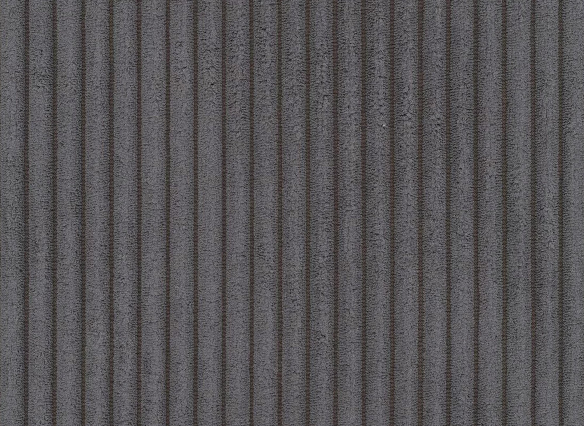 Sofá cama panorámico convertible JADE con almacenaje en pana gris antracita