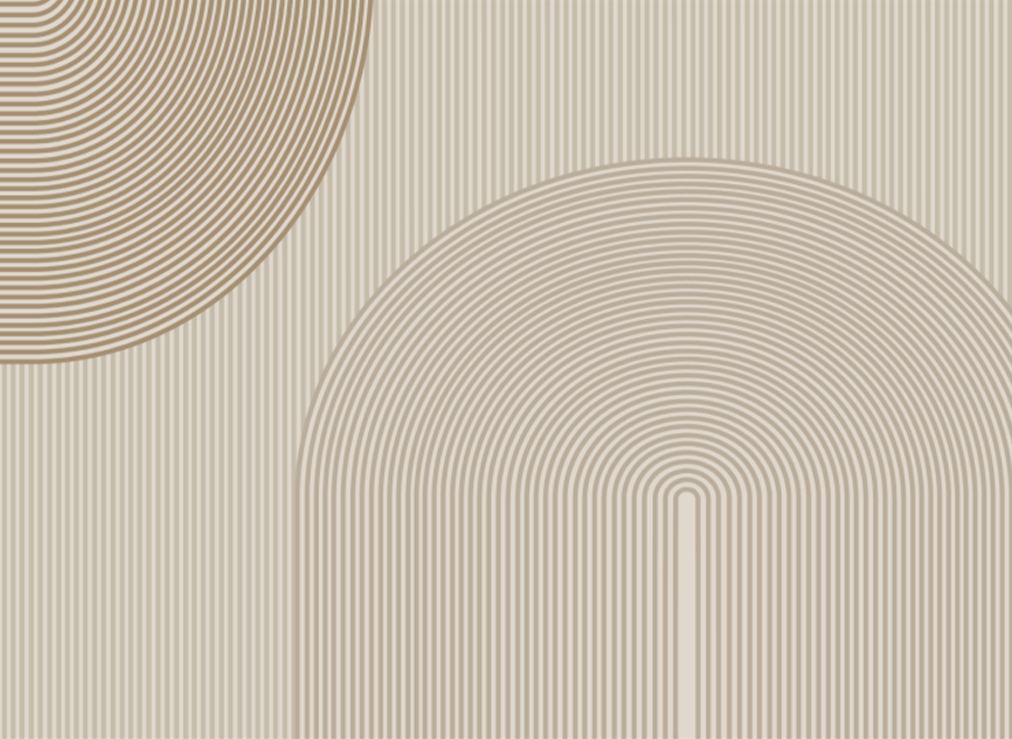 Alfombra rectangular beige con motivos circulares, 160x230cm, SAMA