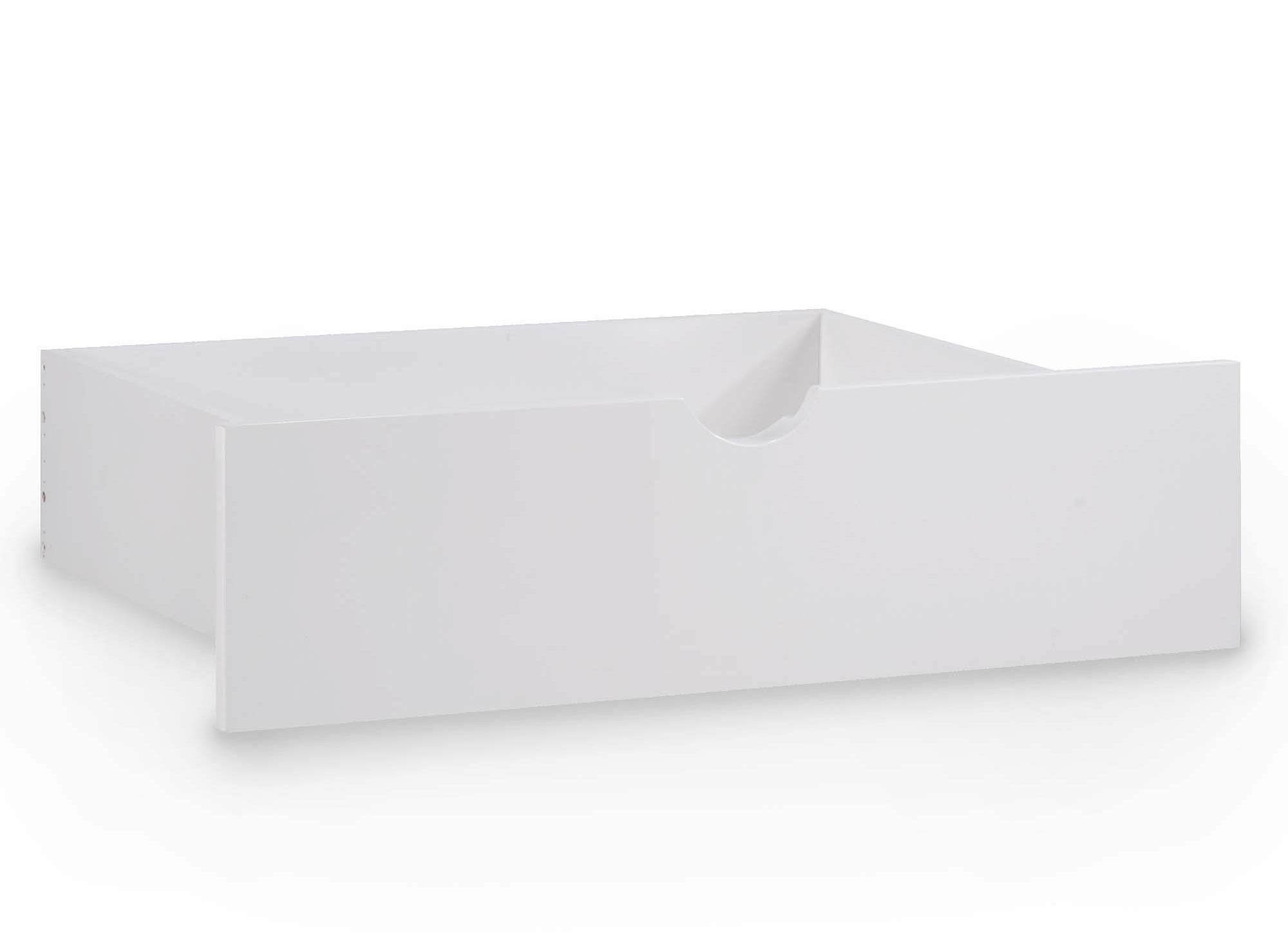 Cama nido ENORA de madera blanca con cajones, 90 x 190 cm