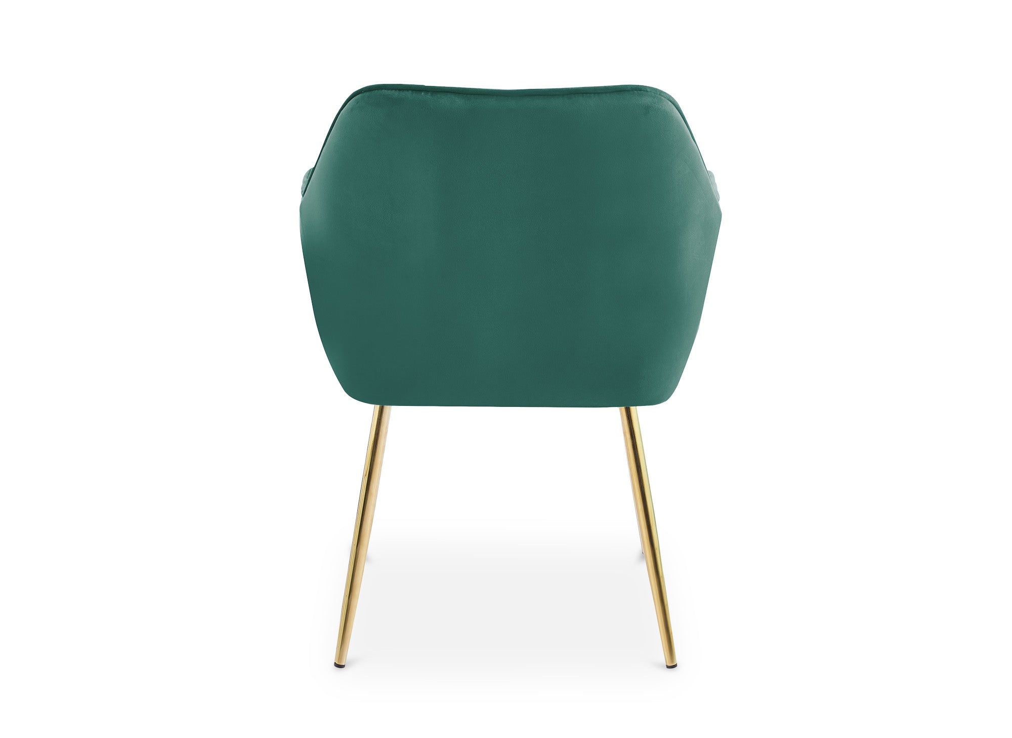 Conjunto de 2 sillones EDWIGE de terciopelo verde