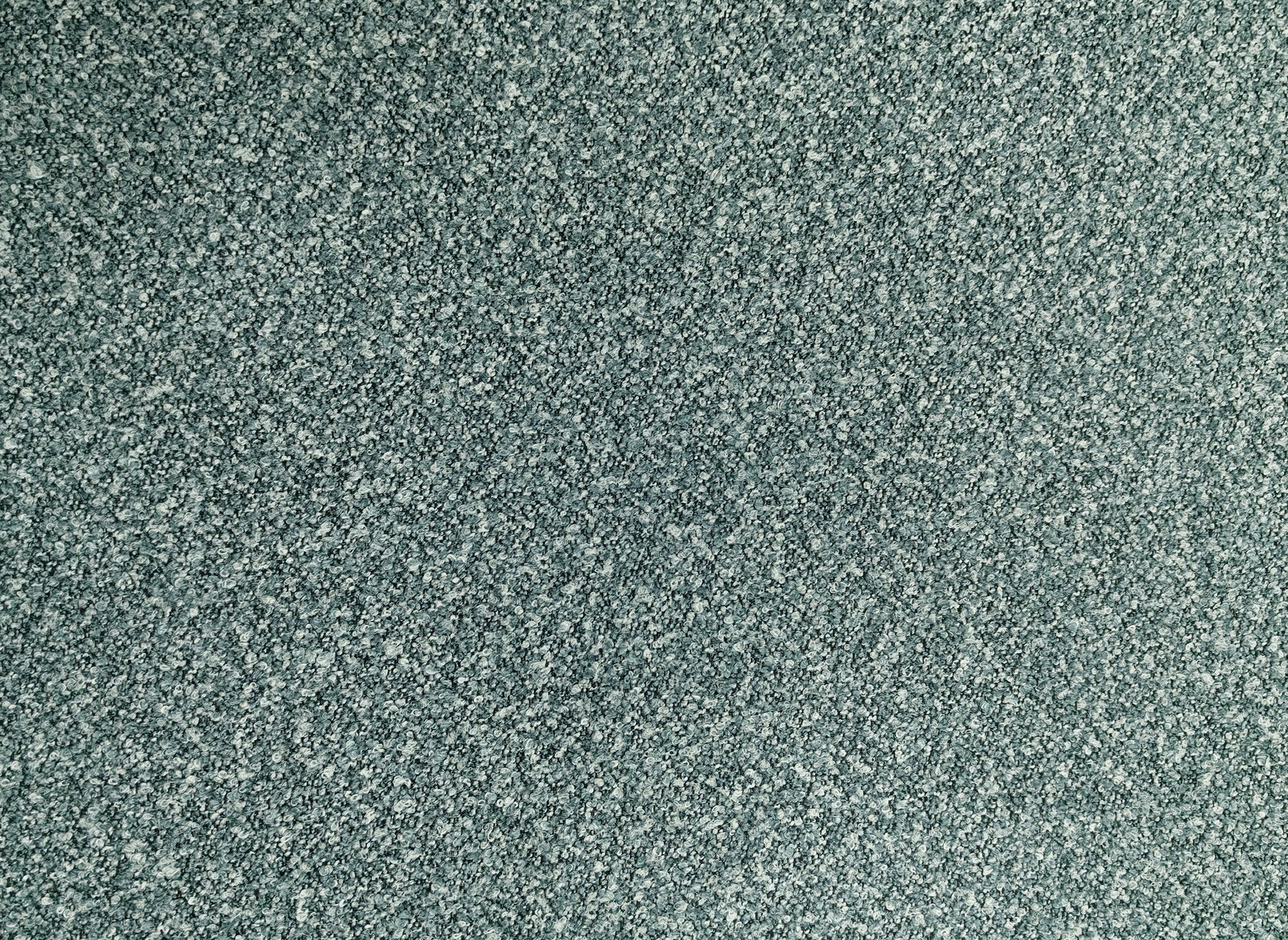 Sofá fijo de 3 plazas EZRA en tejido bouclé verde claro