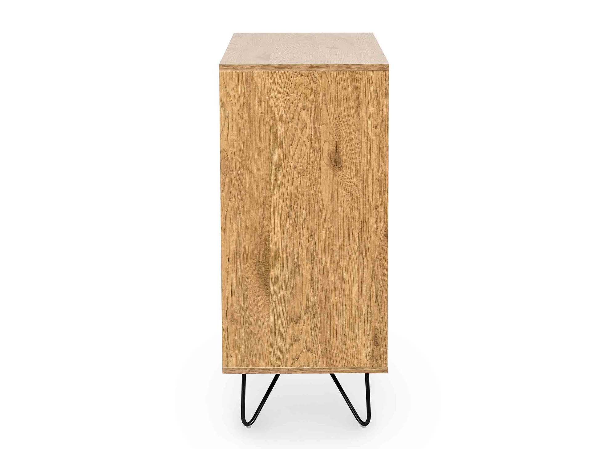 Cómoda de madera DARINA de 4 cajones