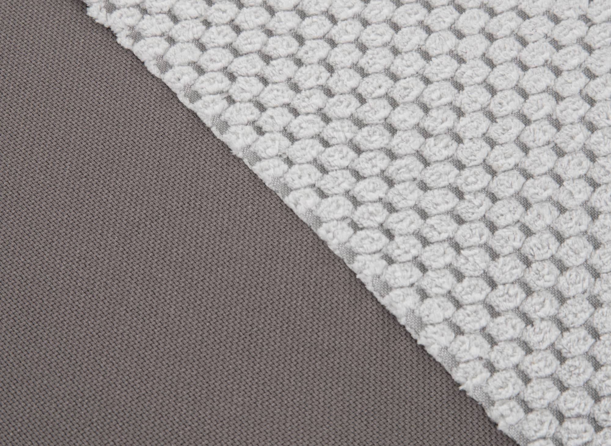 Sofá convertible NATI gris con mecanismo clic-clac