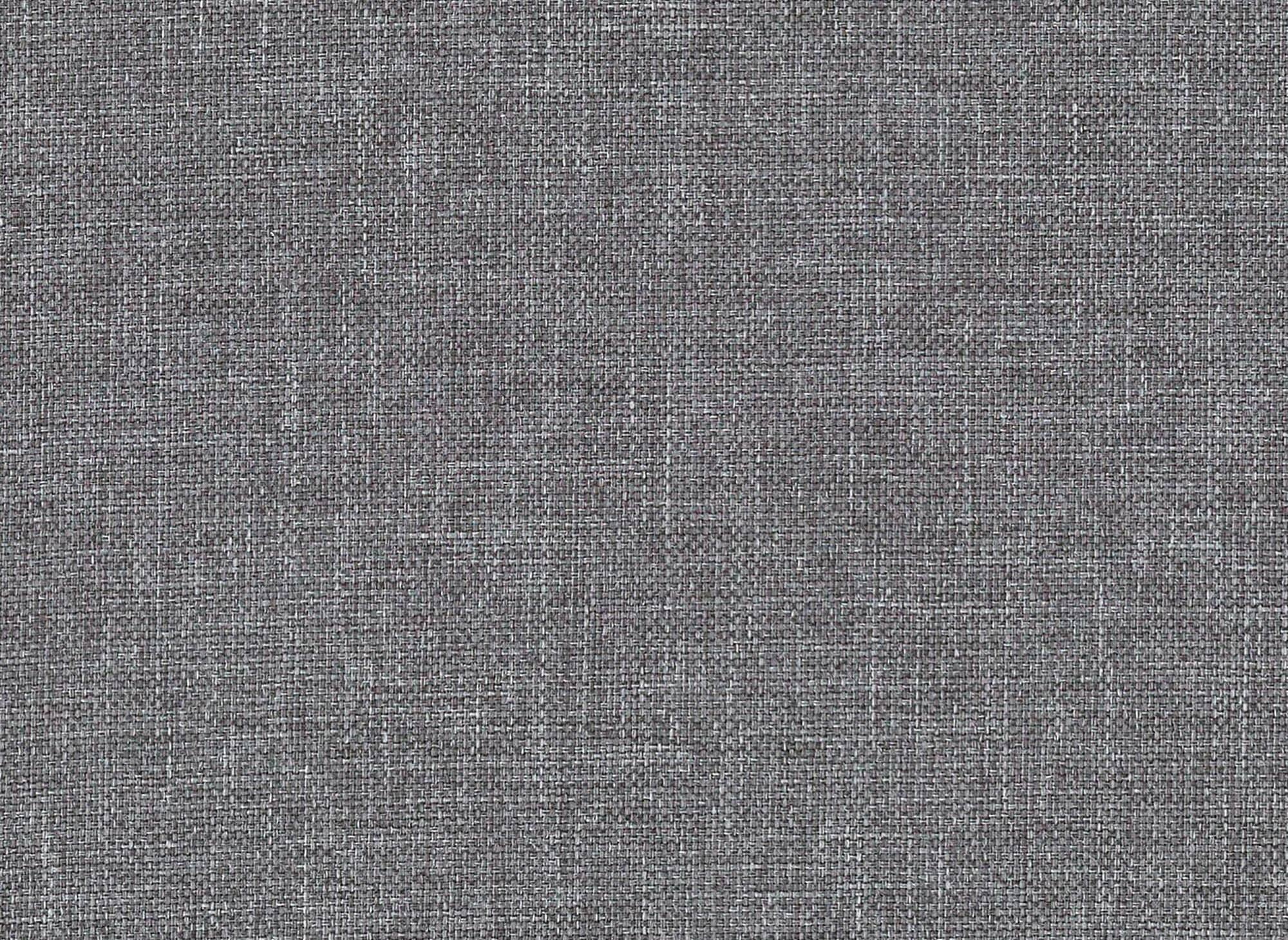 Cama con somier de 160x200 con compartimento de almacenaje en tela gris - VALERIA