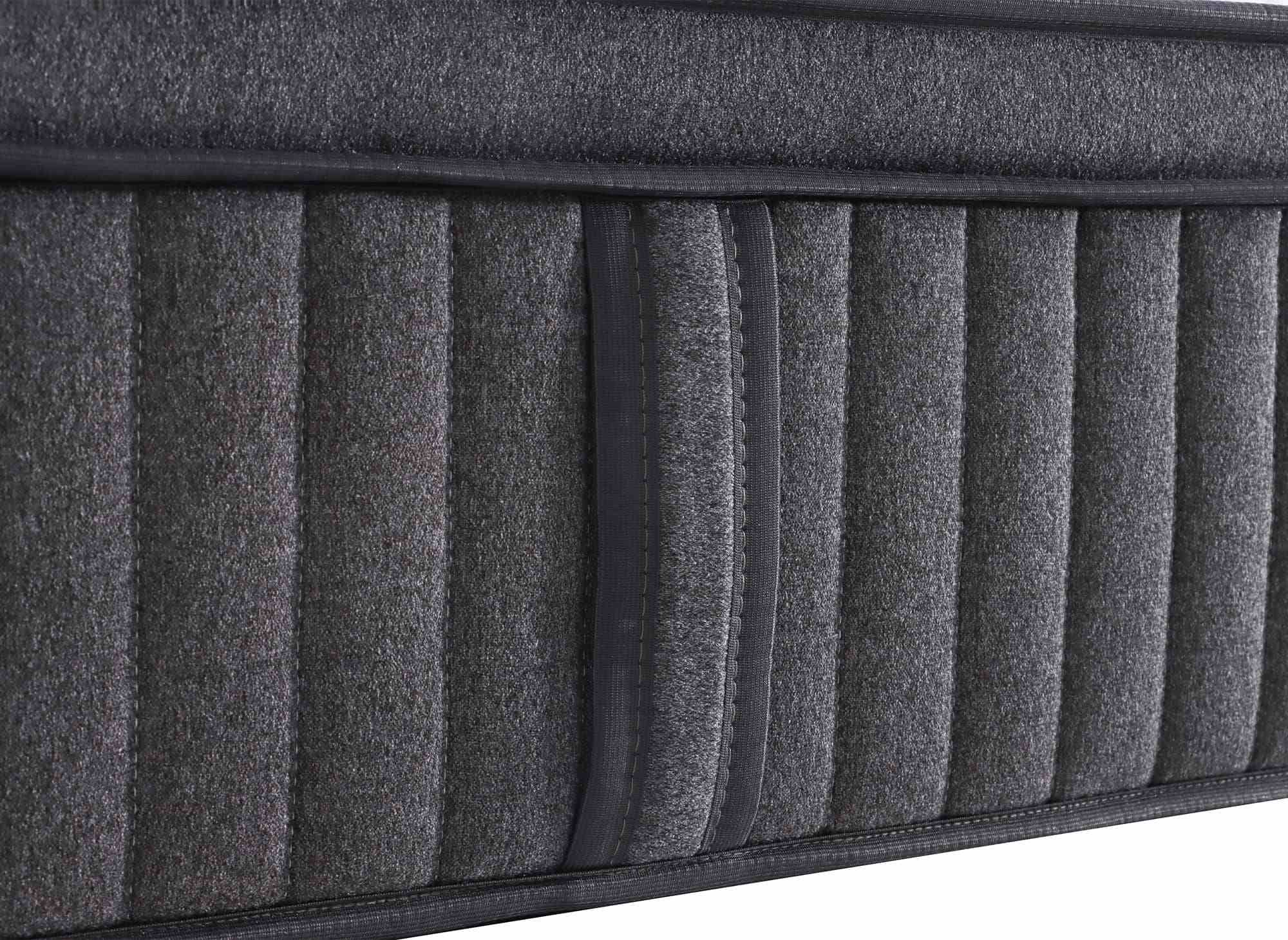 Colchón híbrido de muelles ensacados ASTRO de 160 x 200 cm y 30 cm de grosor.