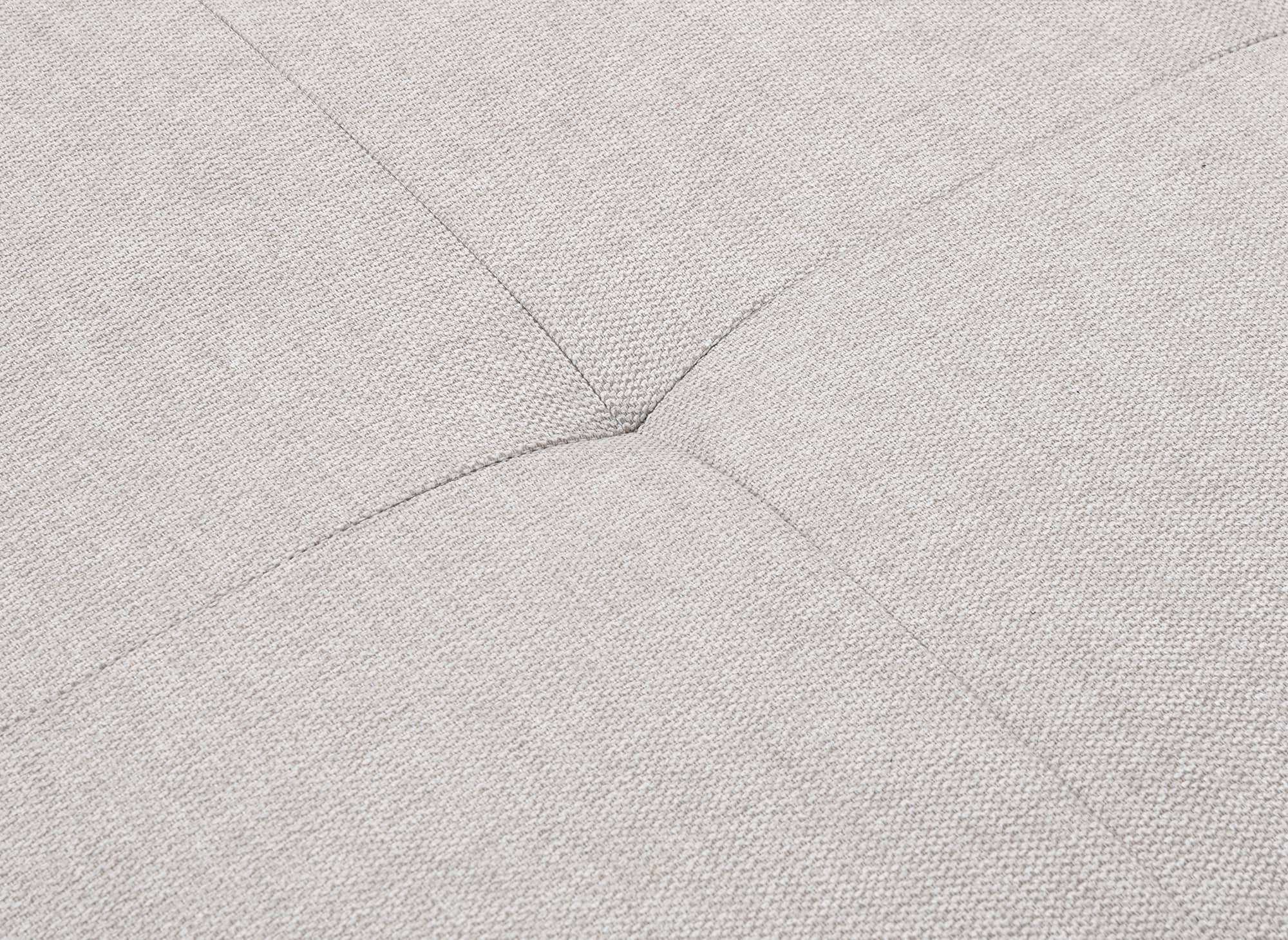 Sofá cama esquinero MONICA de tela beige - Esquina izquierda