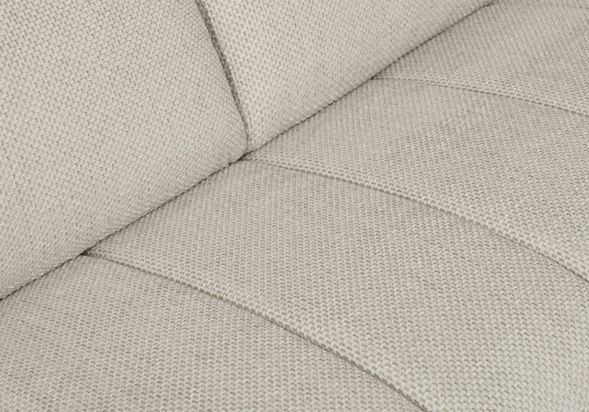 Sofá cama ISANDRO de 3 plazas en tela beige