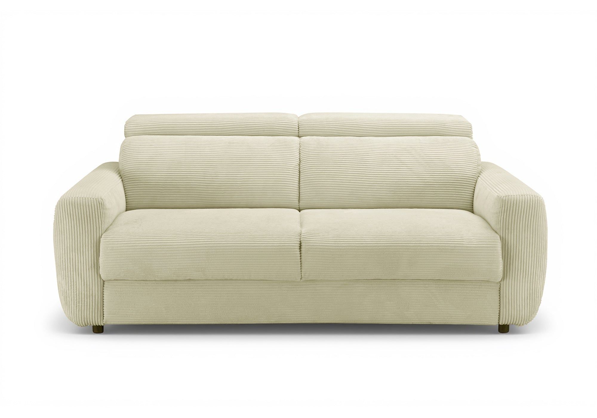 Sofá cama TOGO de 3 plazas en pana beige