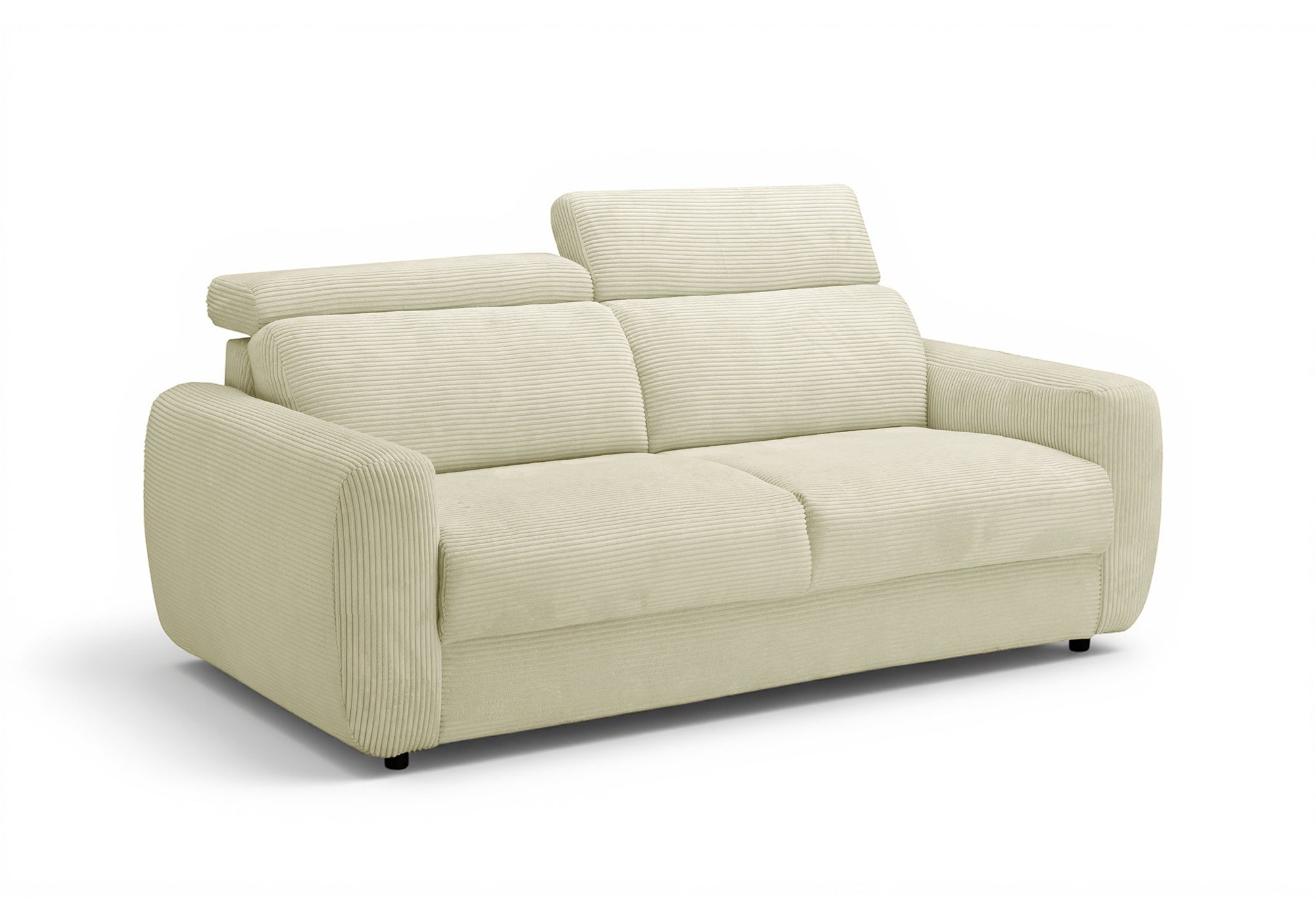 Sofá cama TOGO de 3 plazas en pana beige