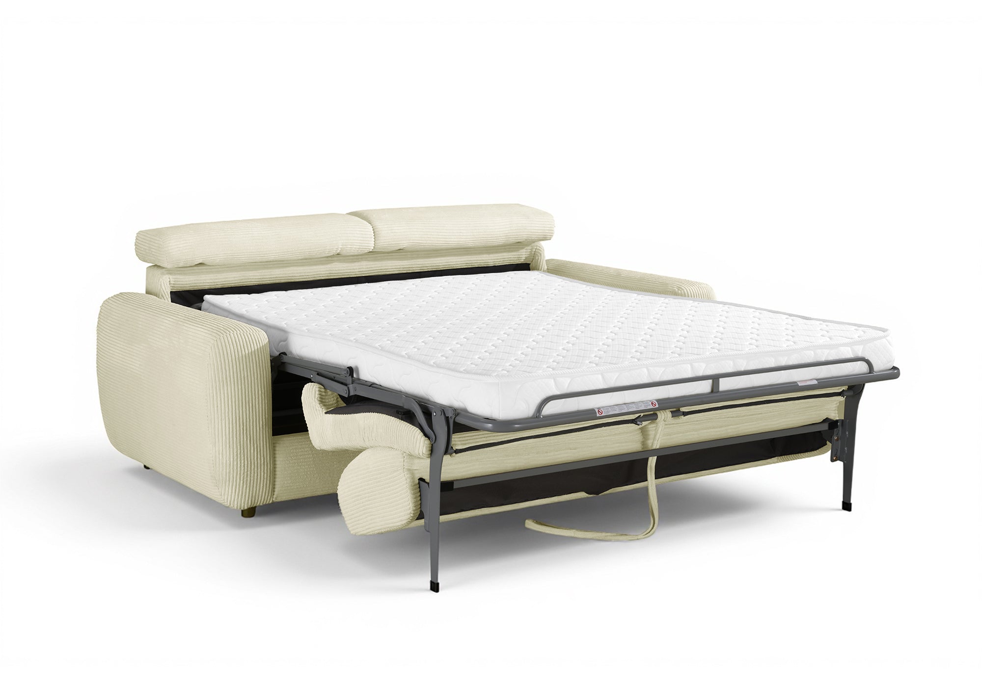 Sofá cama TOGO de 3 plazas en pana beige