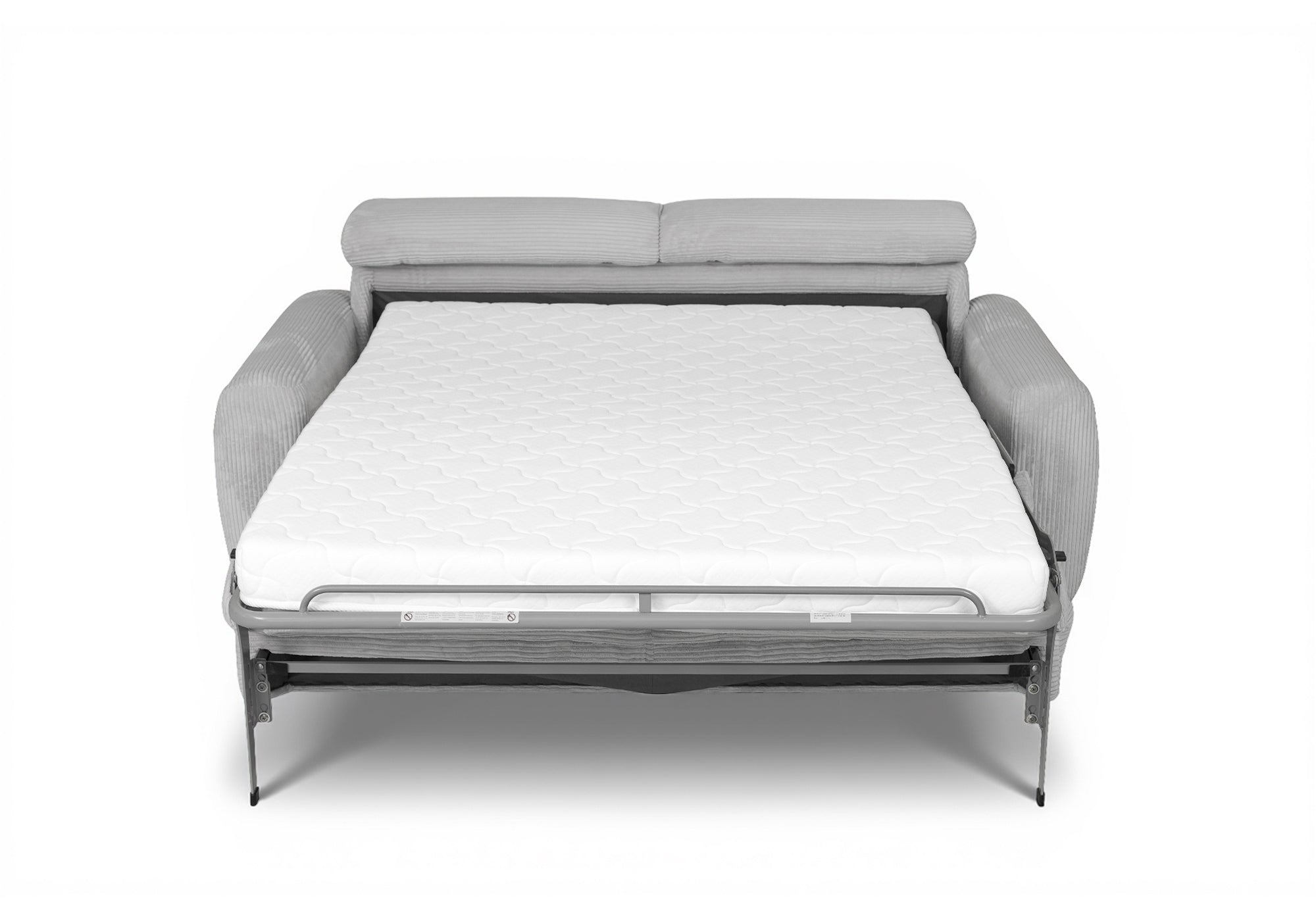 Sofá cama TOGO de 3 plazas en pana gris