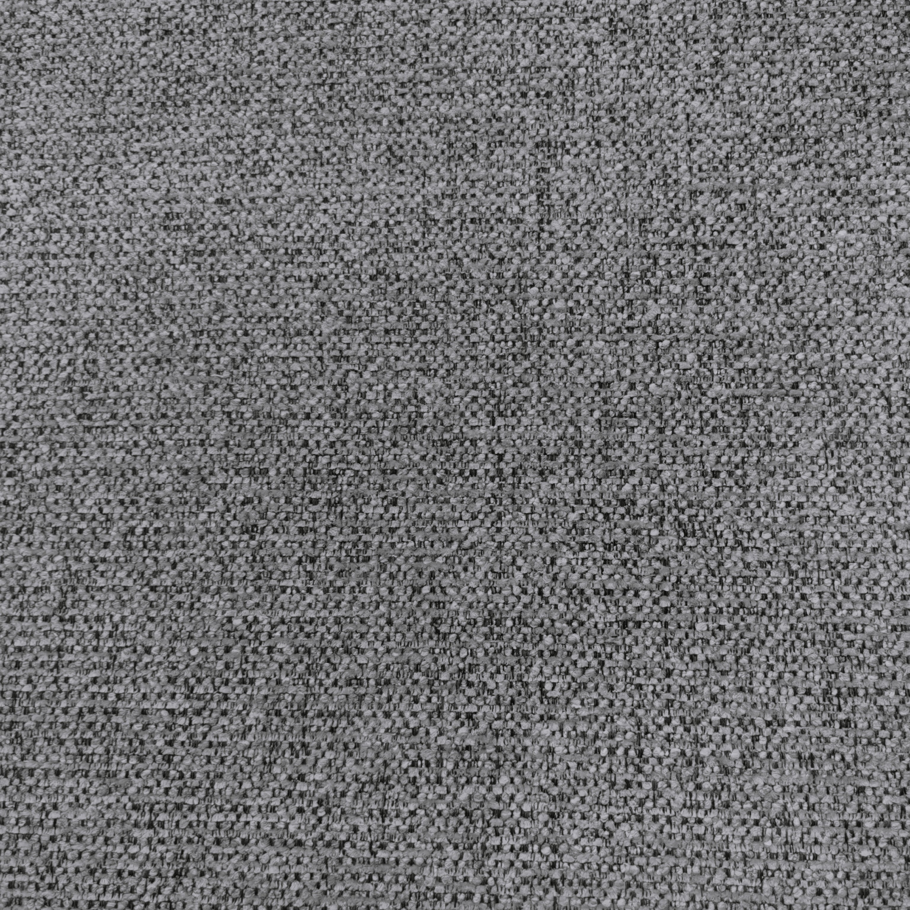 Sofá esquinero reversible ALANA en terciopelo gris texturizado