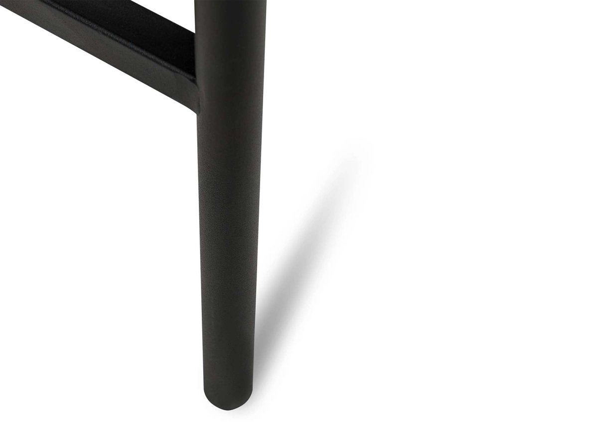 Bureau 2 tiroirs en bois et métal noir DARYL - DécoInParis