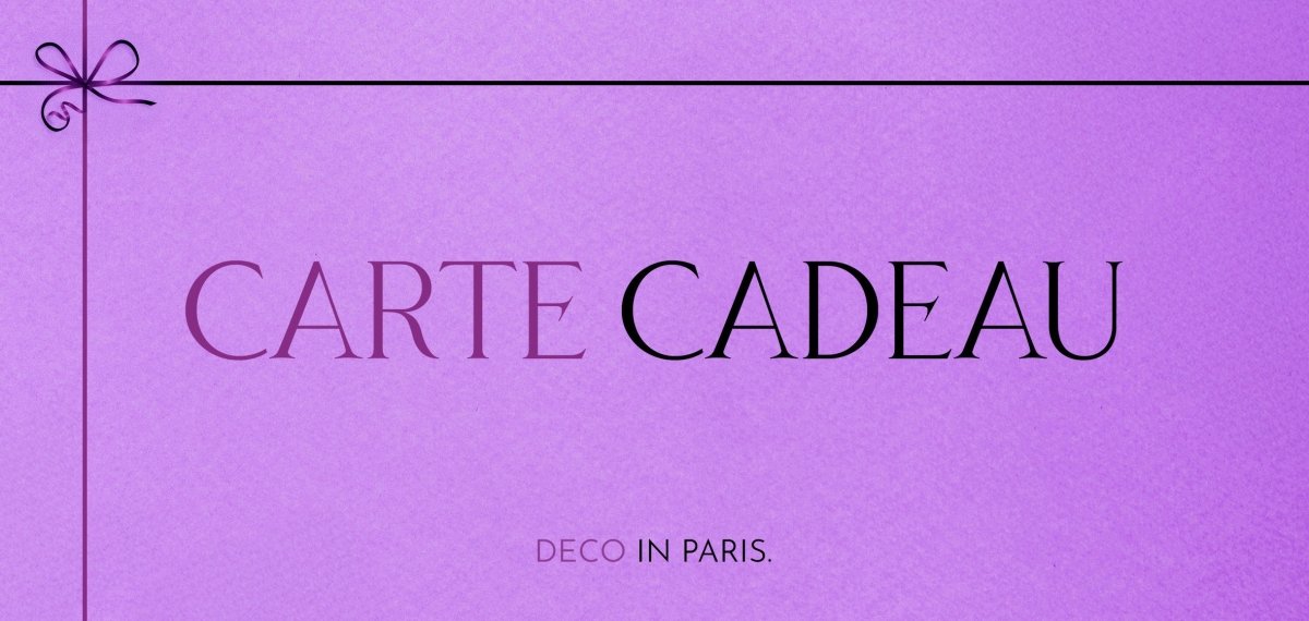 Carte - cadeau - DécoInParis