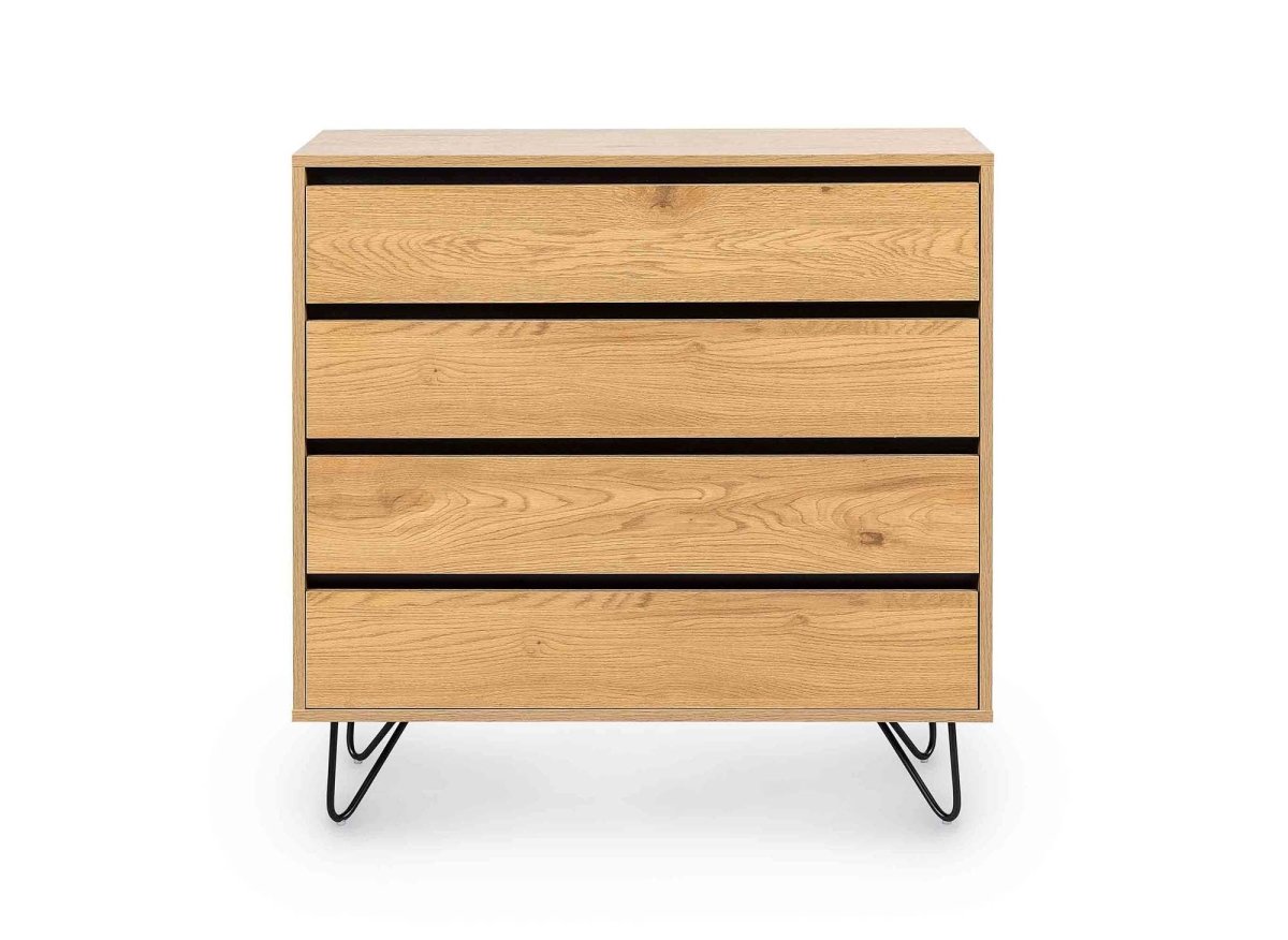 Commode 4 tiroirs en bois DARINA - DécoInParis