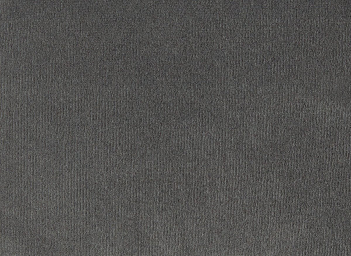 Fauteuil capitonné chesterfield velours gris CARMEN - DécoInParis