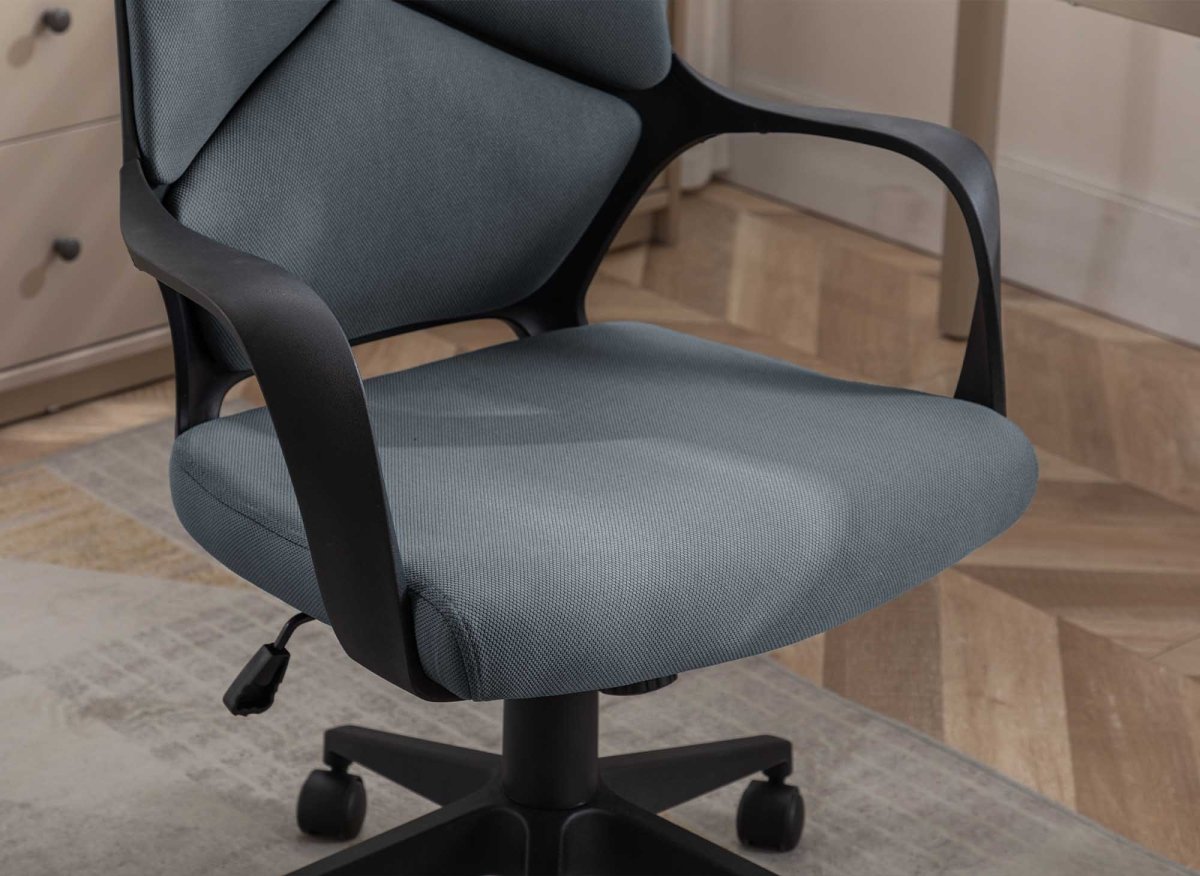 Fauteuil de bureau gris OMEGA - DécoInParis