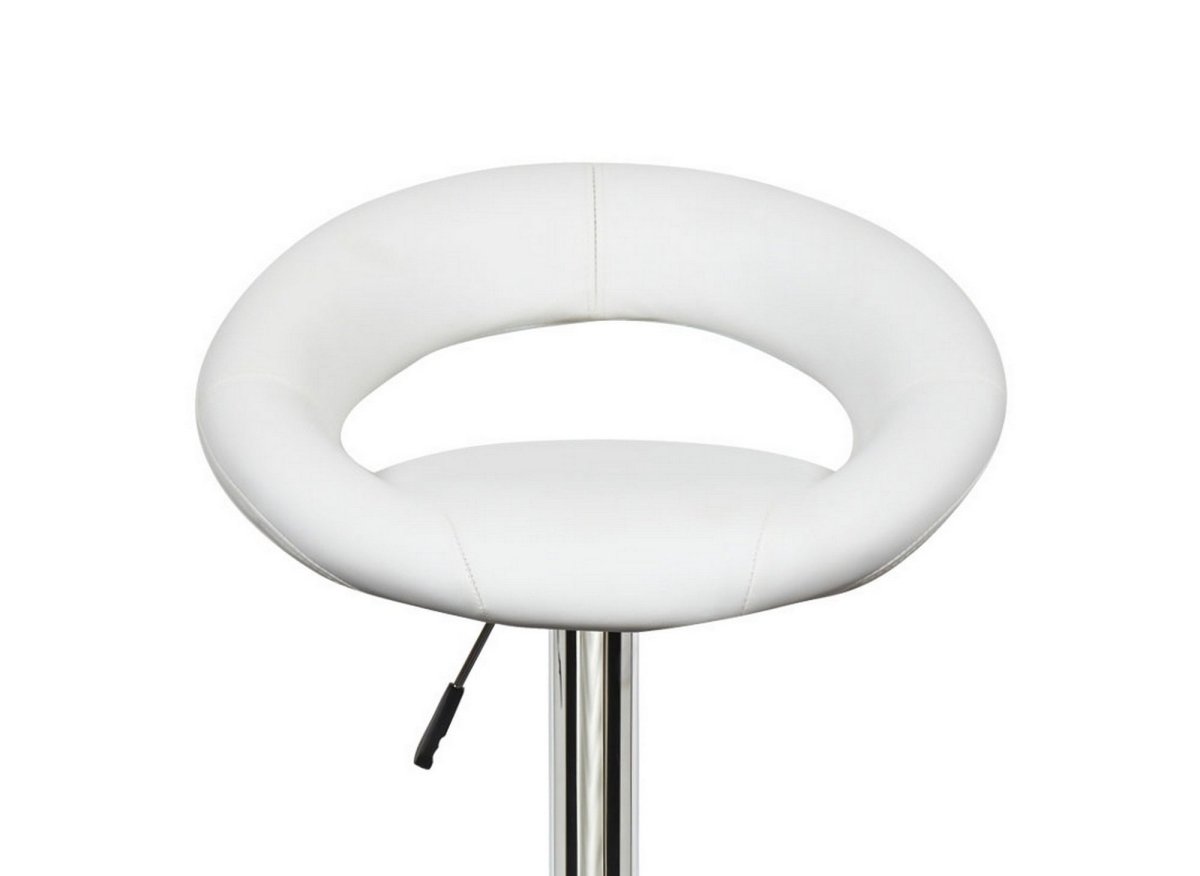 Lot de 2 tabourets de bar blanc JETI - DécoInParis