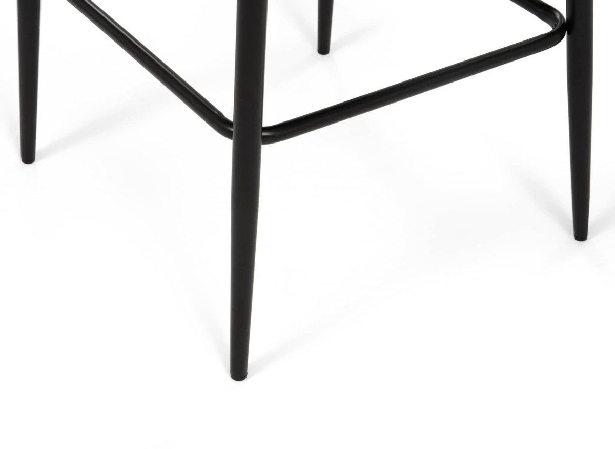 Lot de 2 tabourets de bar design en velours bleu DEBBY - DécoInParis