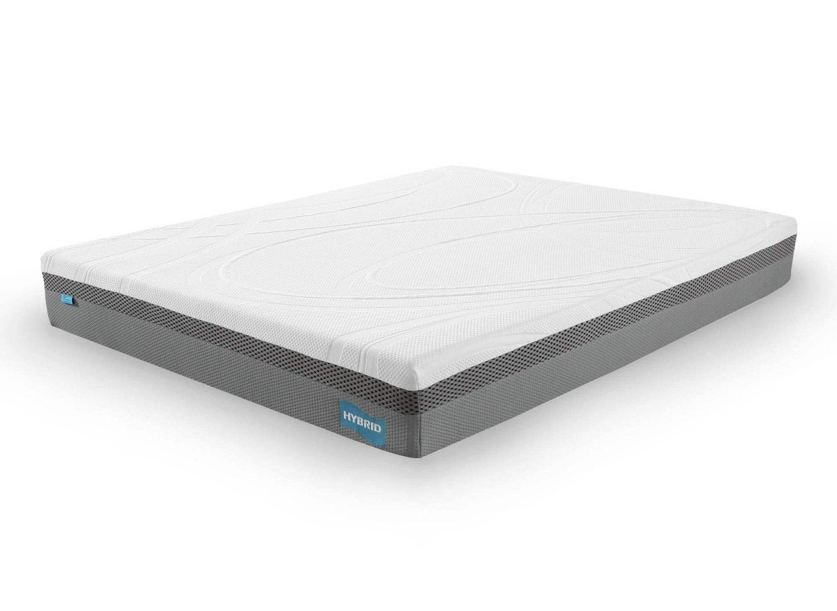 Matelas HYBRID 160 x 200 cm ressorts ensachés et mémoire de forme épaisseur 26 cm - DécoInParis