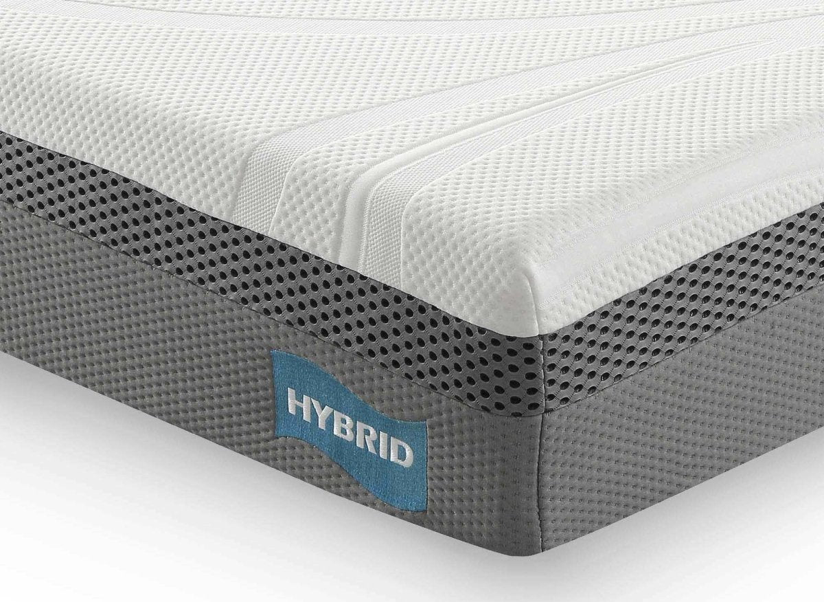 Matelas HYBRID 180 x 200 cm ressorts ensachés et mémoire de forme épaisseur 26 cm - DécoInParis