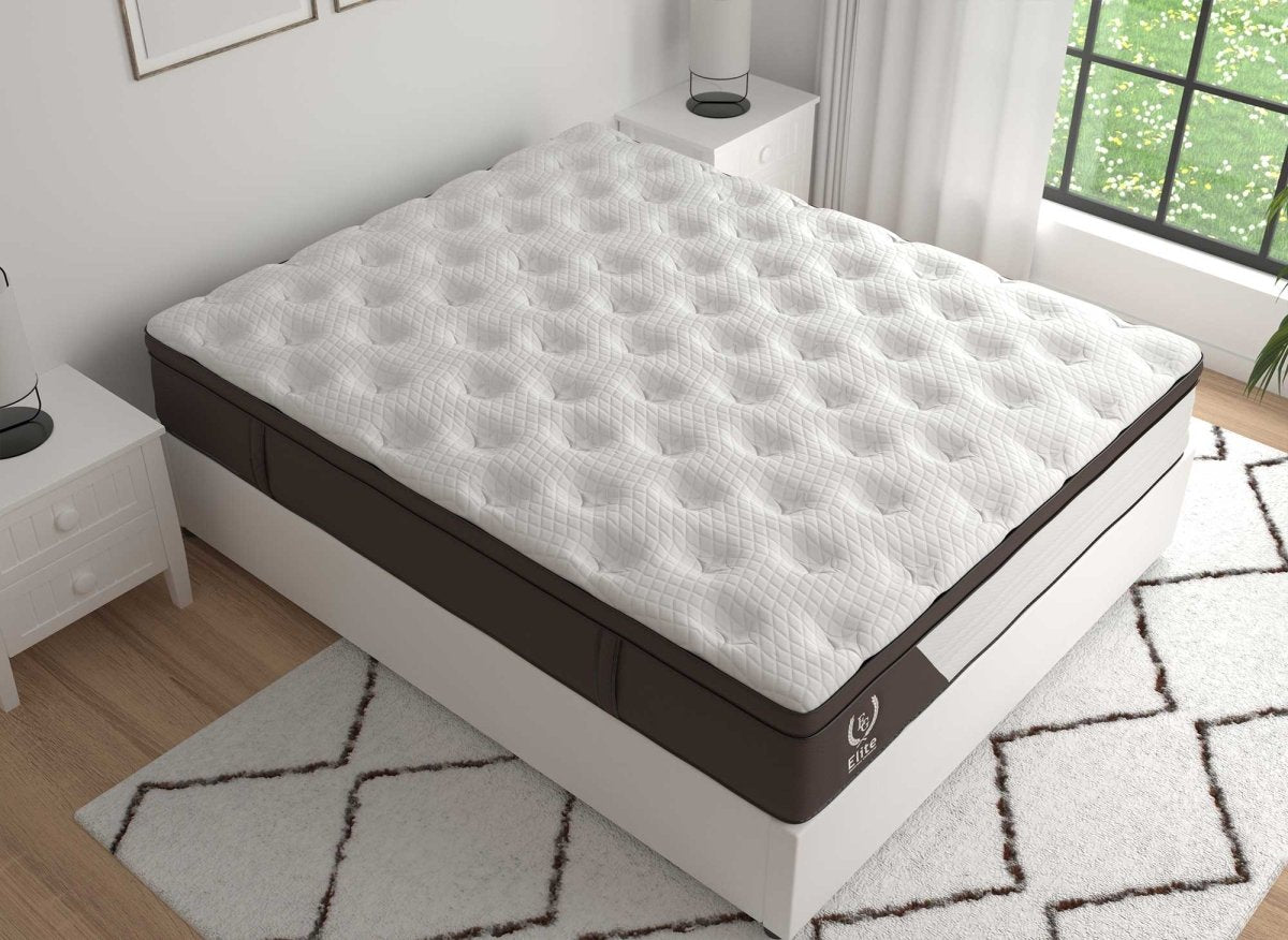Matelas hybride mousse et ressorts ensachés 180 x 200 cm épaisseur 30 cm MANOA - DécoInParis