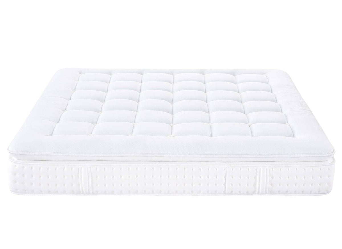 Matelas hybride mousse mémoire en gel et ressorts ensachés 140 x 190 cm épaisseur 31 cm SERENA - DécoInParis