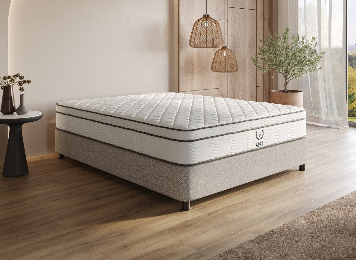 Matelas hybride ressorts ensachés 140 x 190 cm épaisseur 25 cm MARIUS - DécoInParis