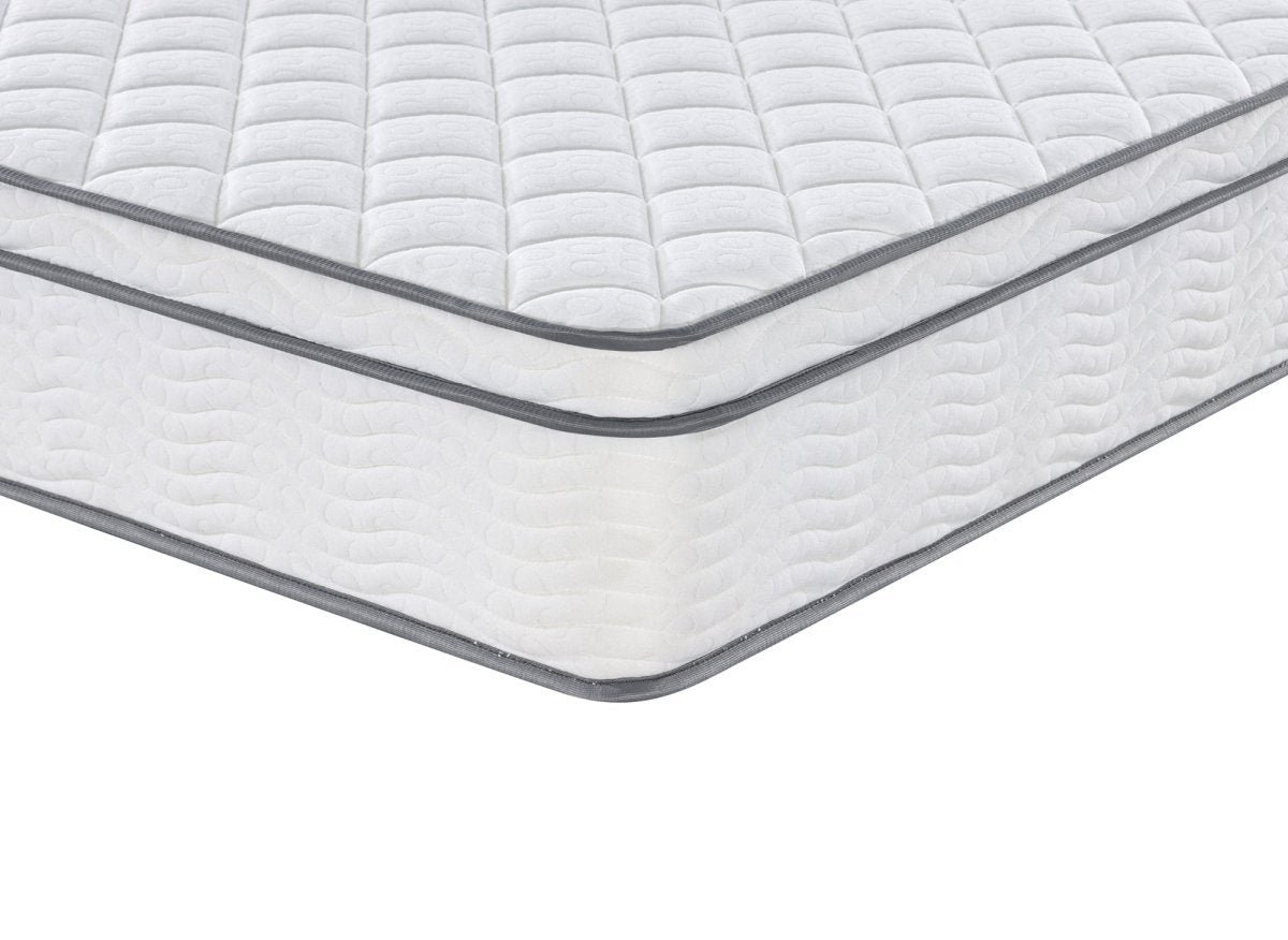 Matelas hybride ressorts ensachés 140 x 190 cm épaisseur 25 cm MARIUS - DécoInParis