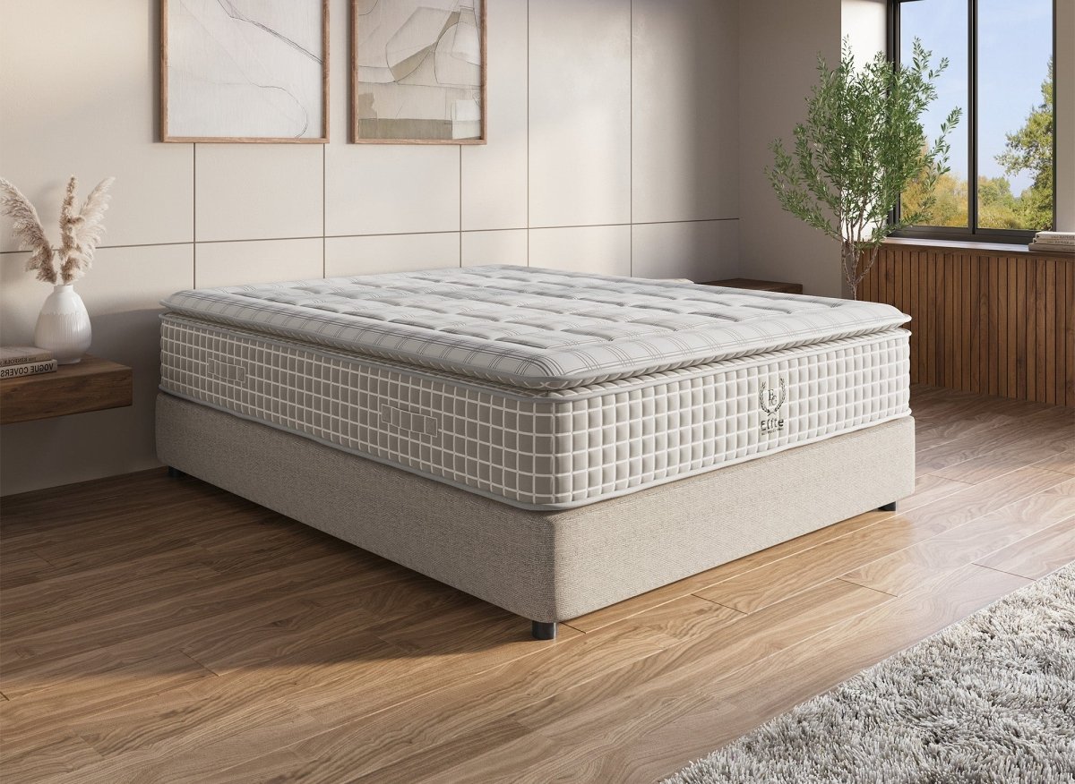 Matelas hybride ressorts ensachés 160 x 200 cm épaisseur 34 cm SIMON - DécoInParis