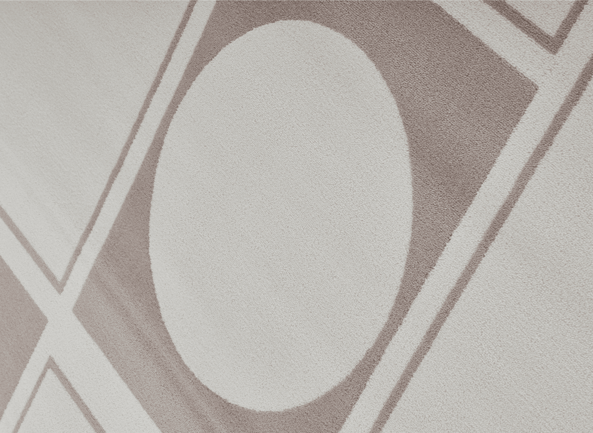 Tapis à formes géométriques beige et marron 160 x 230 cm SIENNA - DécoInParis