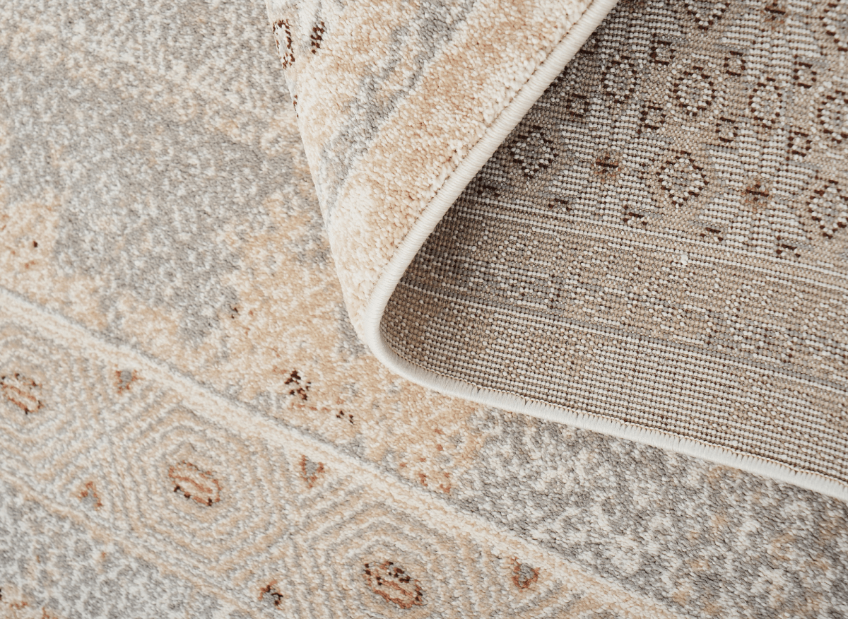 Tapis à motifs orientaux beige et marron 200 x 290 cm LUMA - DécoInParis