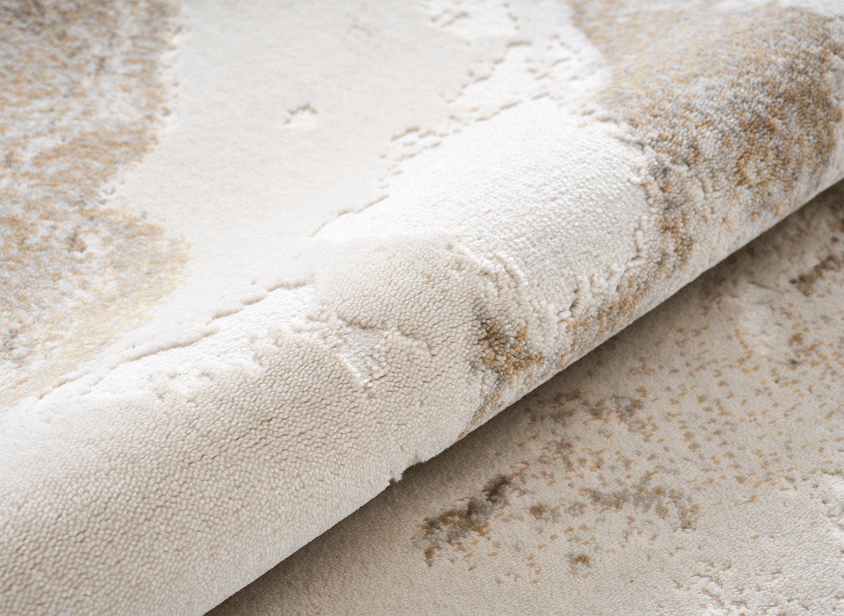 Tapis beige à motifs 160 x 230 cm NIRA - DécoInParis