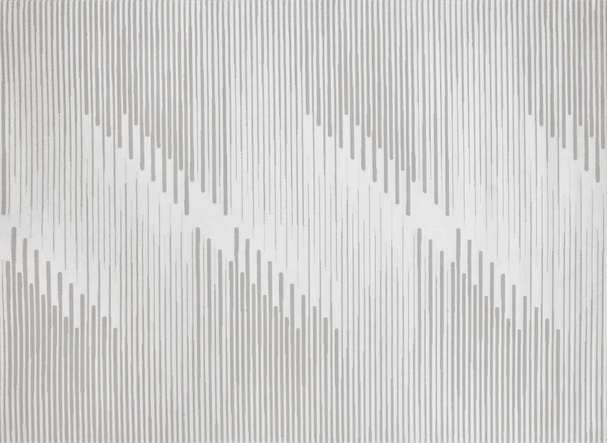 Tapis gris à lignes asymétriques 200 x 290 cm VENISE - DécoInParis