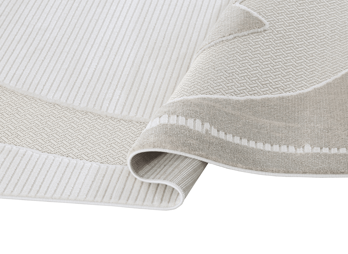 Tapis gris à motif circulaire 160 x 230 cm SYDNEY - DécoInParis