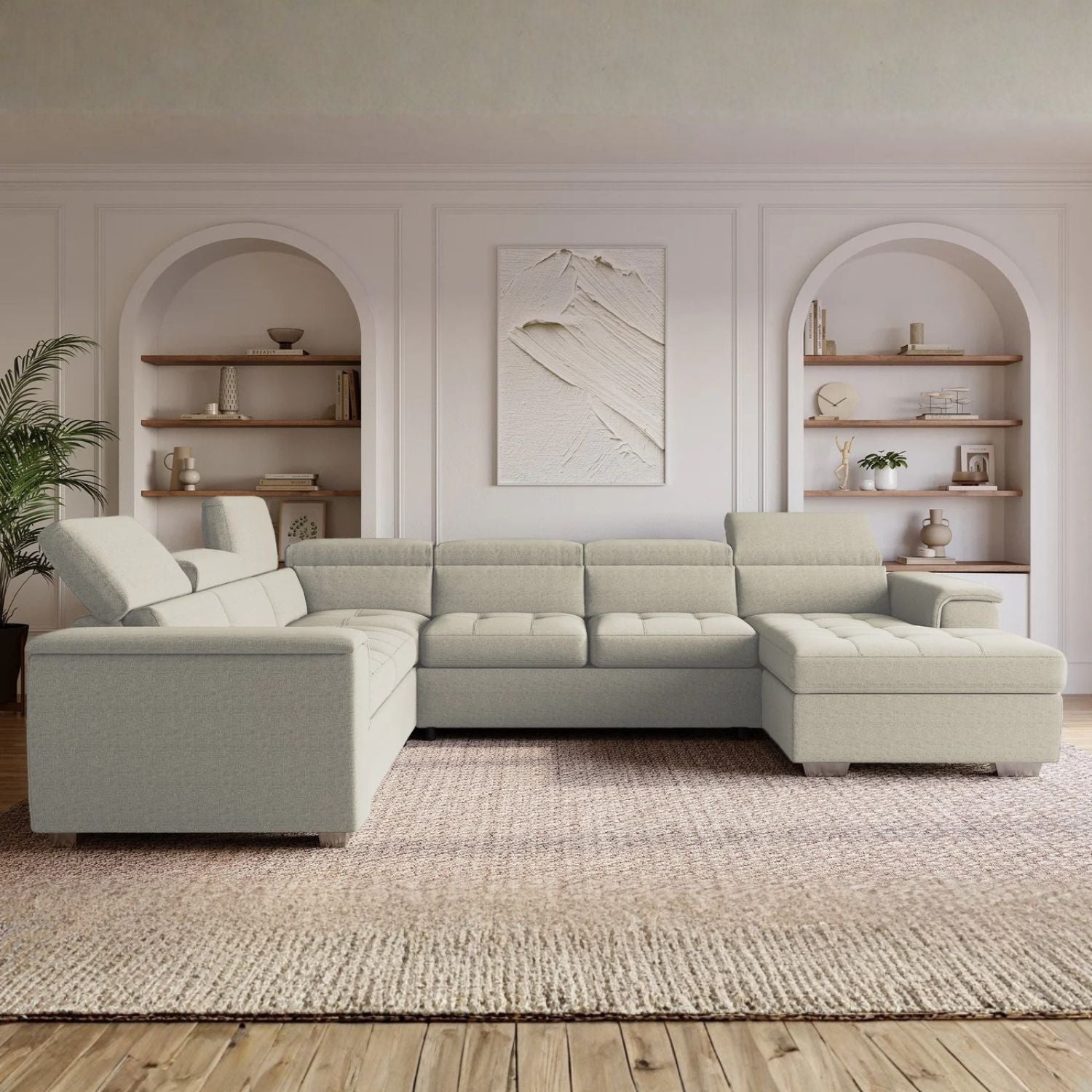 Canapés panoramiques en tissu - DécoInParis